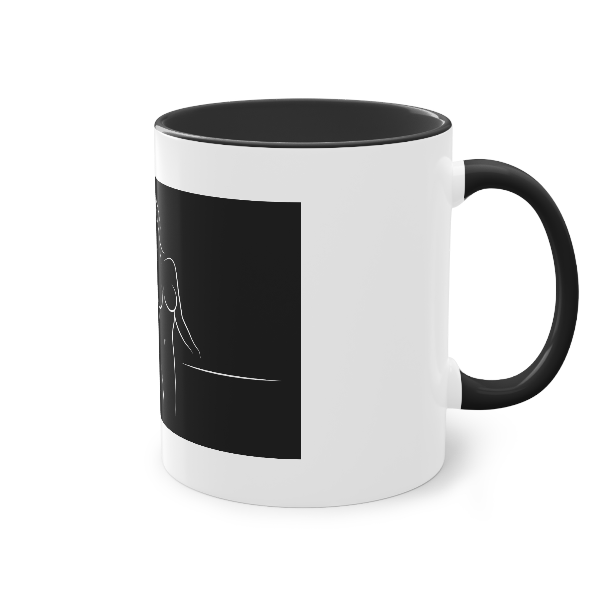 Alines Black Censor Two Tone Coffee Mug 11oz - Image 12