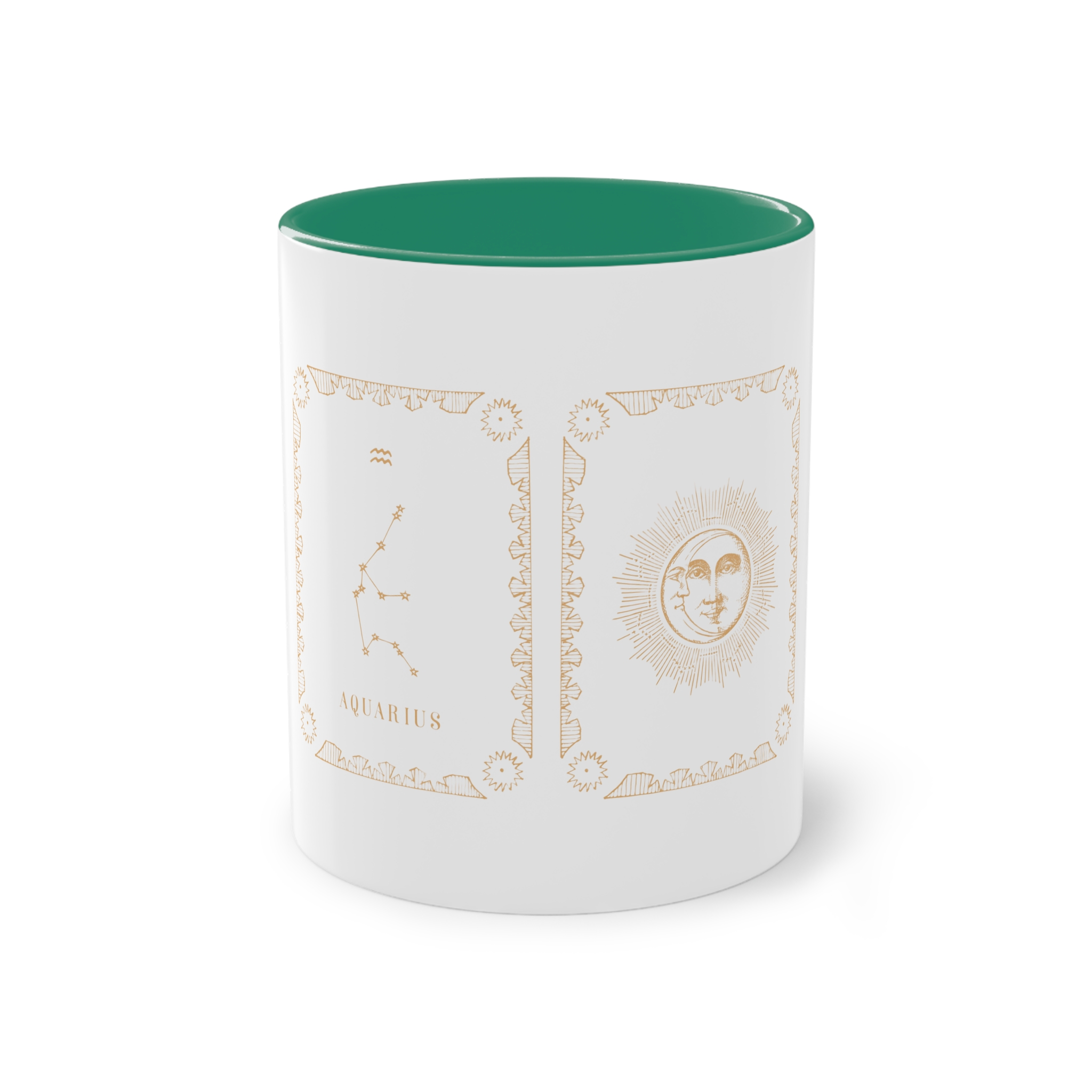 Aquarius Zodiac Two Tone Coffee Mug 11oz - Image 29