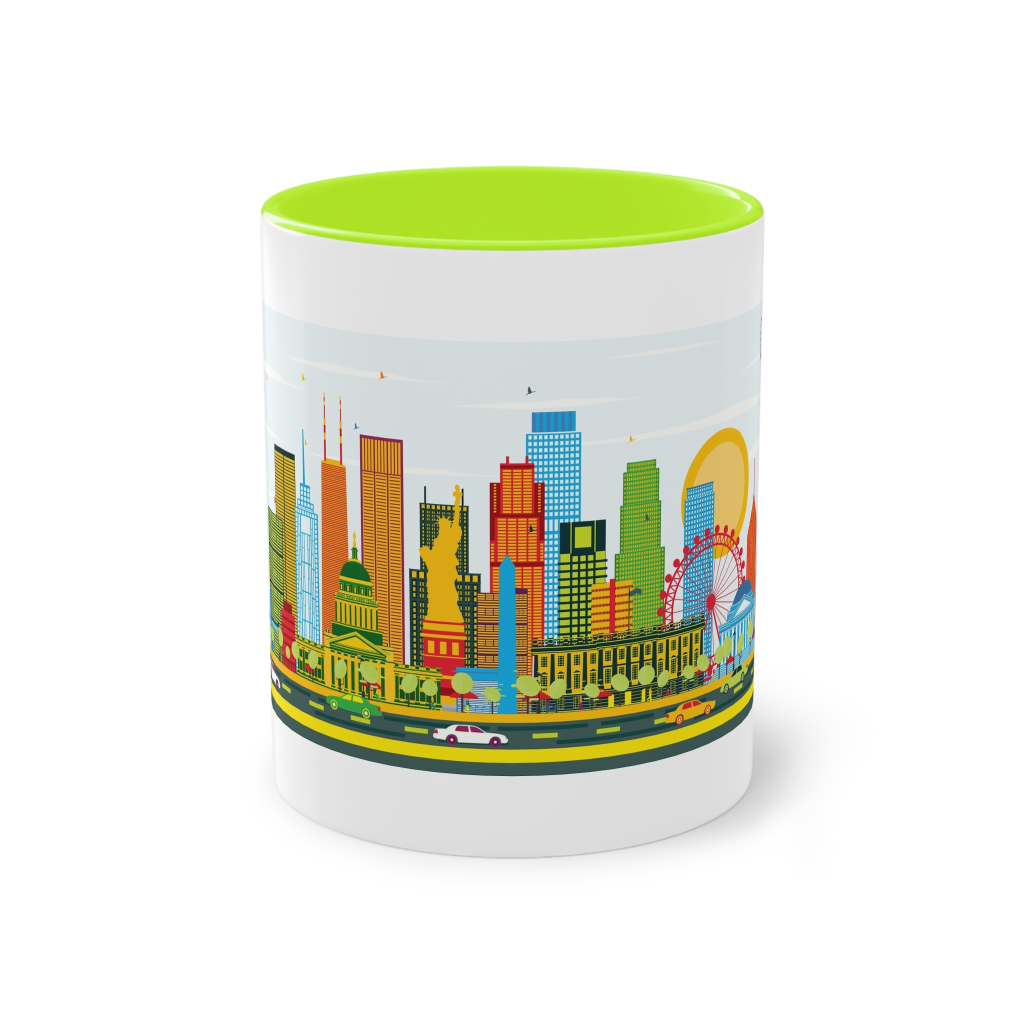 Usa Color Two Tone Coffee Mug 11oz - Image 25