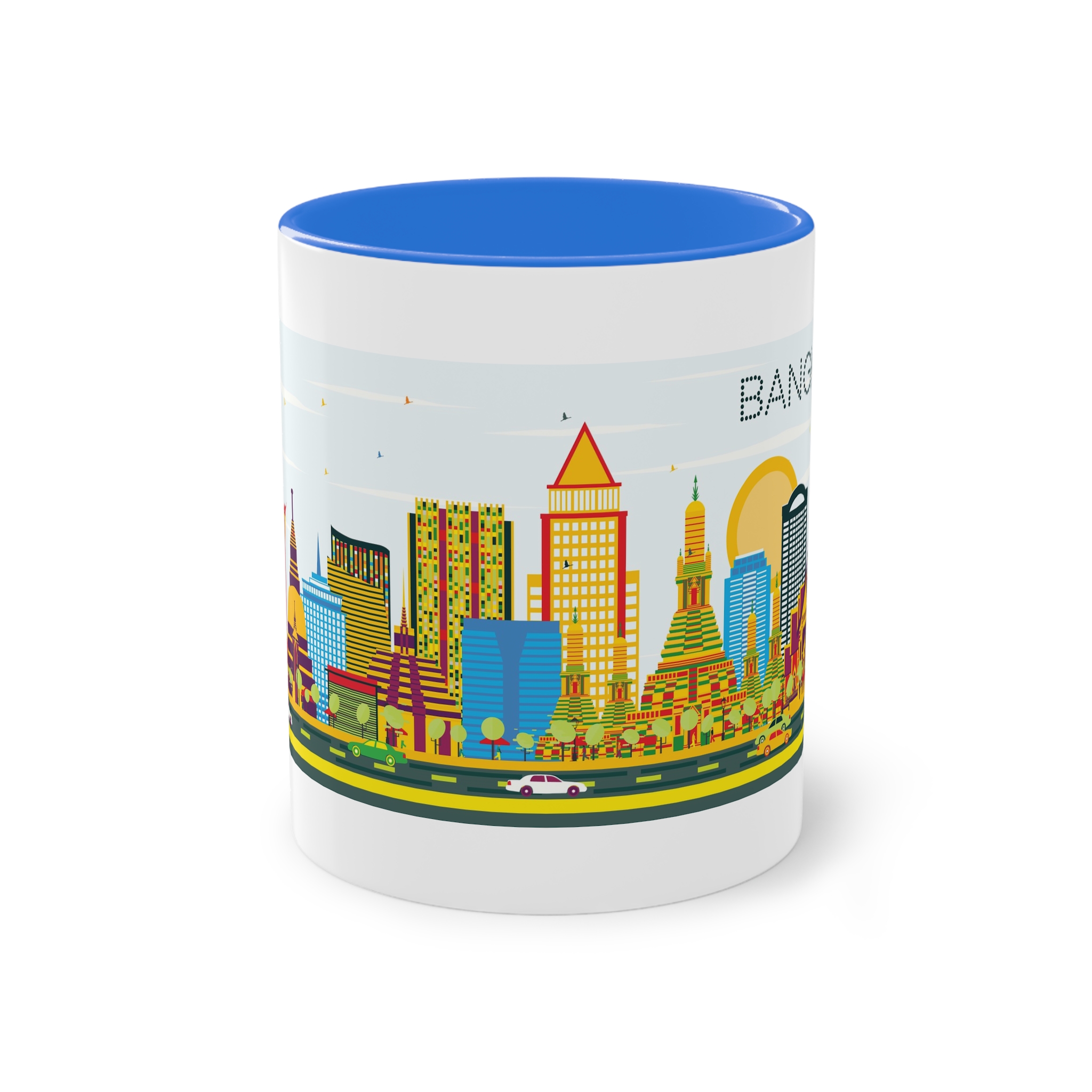 Bangkok Color Two Tone Coffee Mug 11oz - Image 37