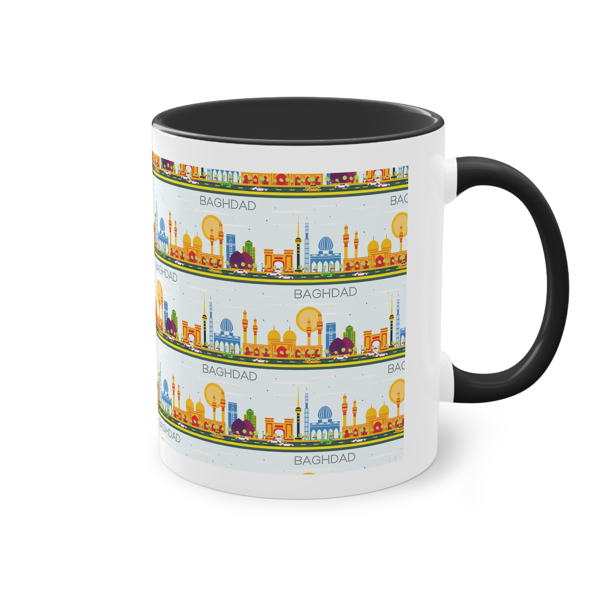 Baghdad Color Two Tone Coffee Mug 11oz - Image 12