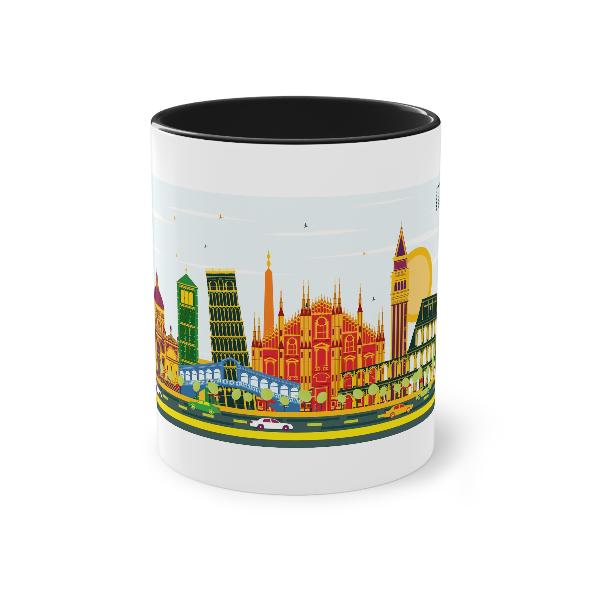 Italy Color Two Tone Coffee Mug 11oz - Image 9