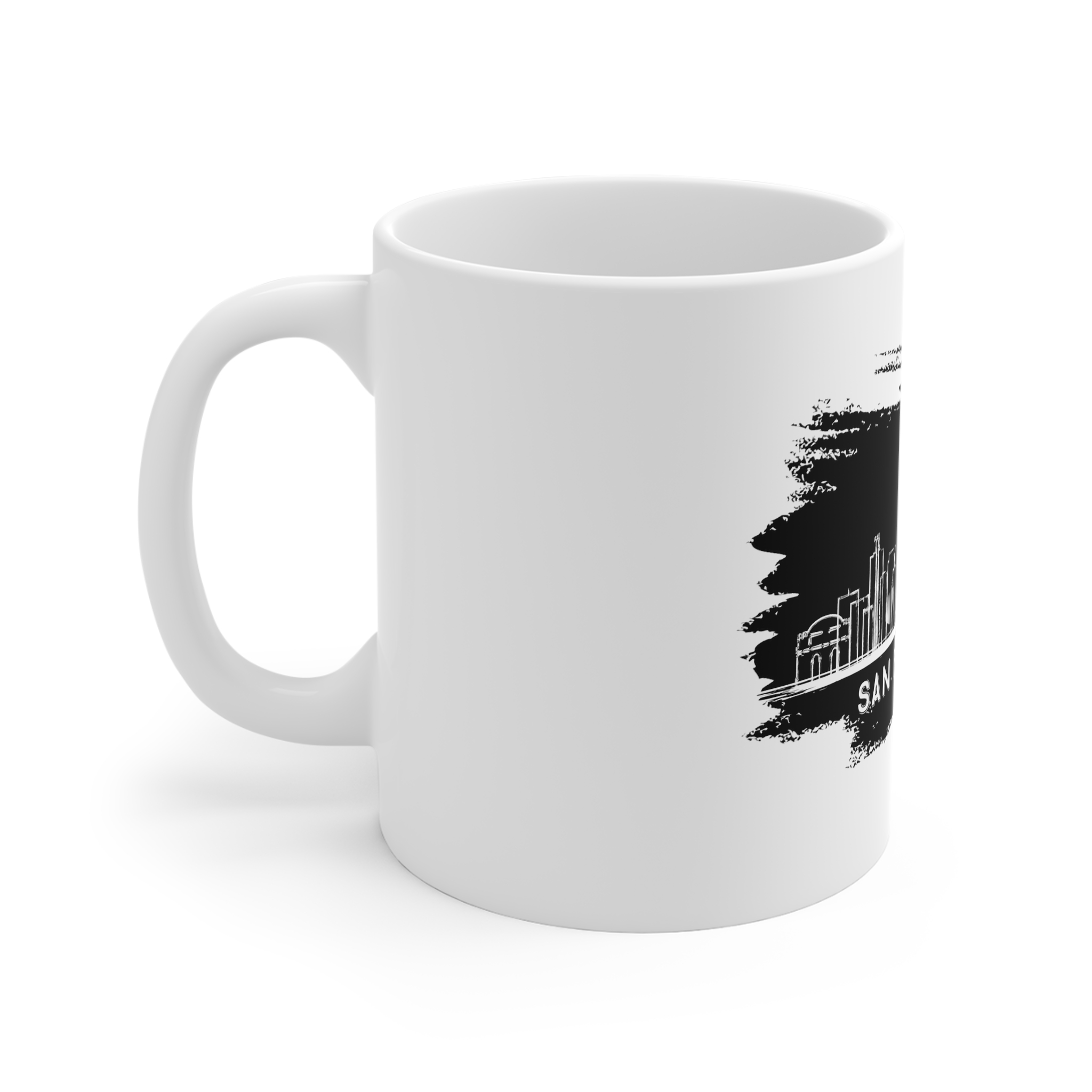 San Francisco Sketch 184543 11oz White Mug - Image 2