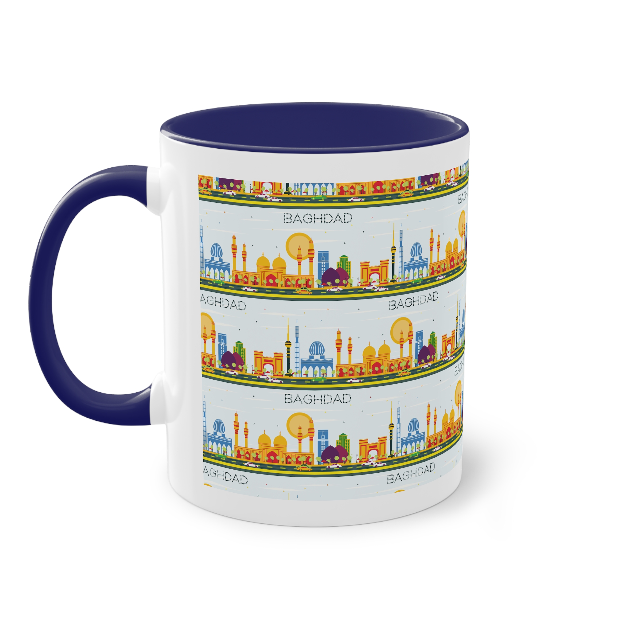 Baghdad Color Two Tone Coffee Mug 11oz - Image 43