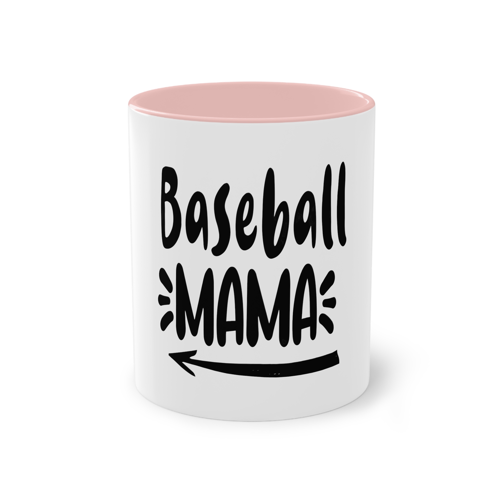 Baseball Mama 1 Two Tone Coffee Mug 11oz - Image 45
