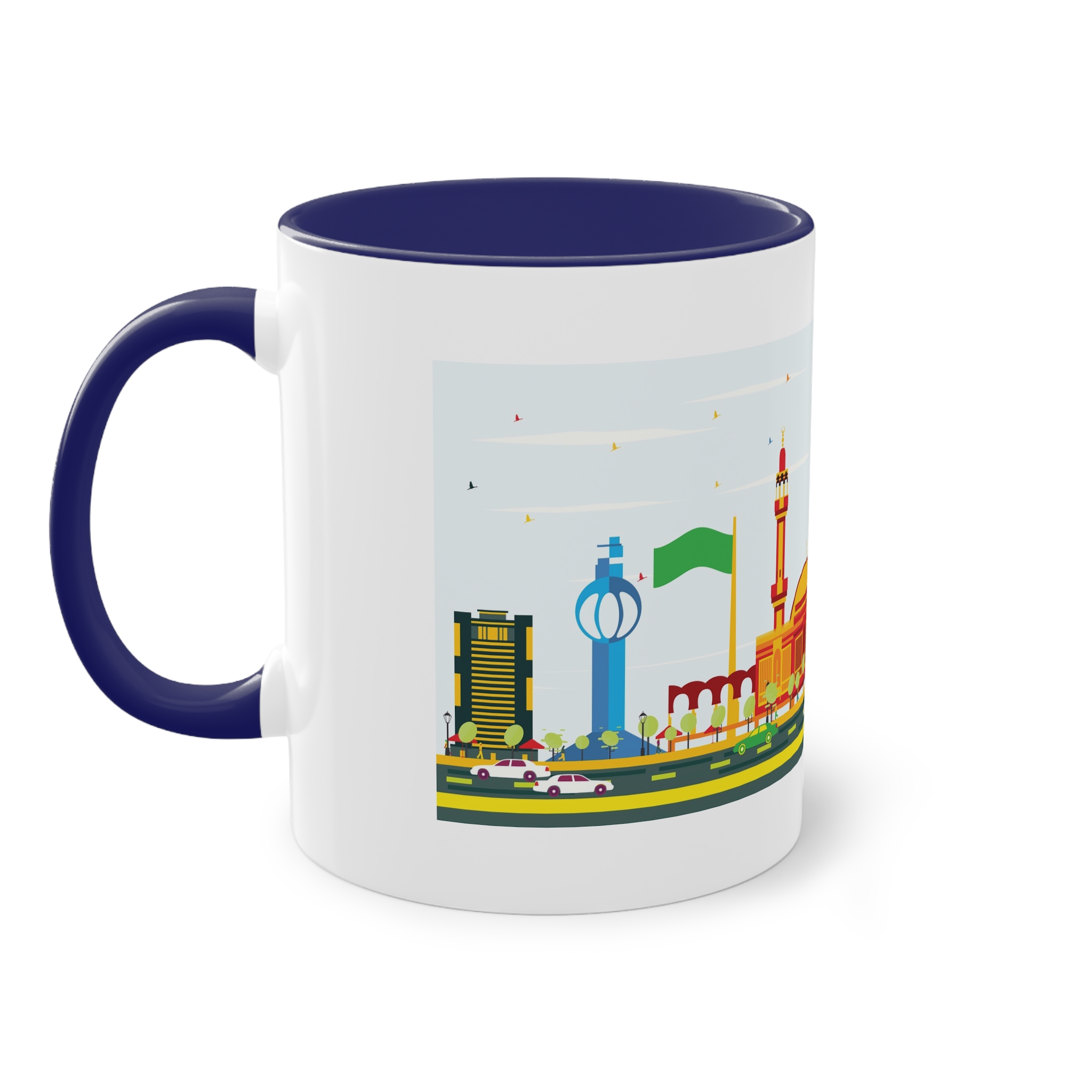 Jeddah Color Two Tone Coffee Mug 11oz - Image 43