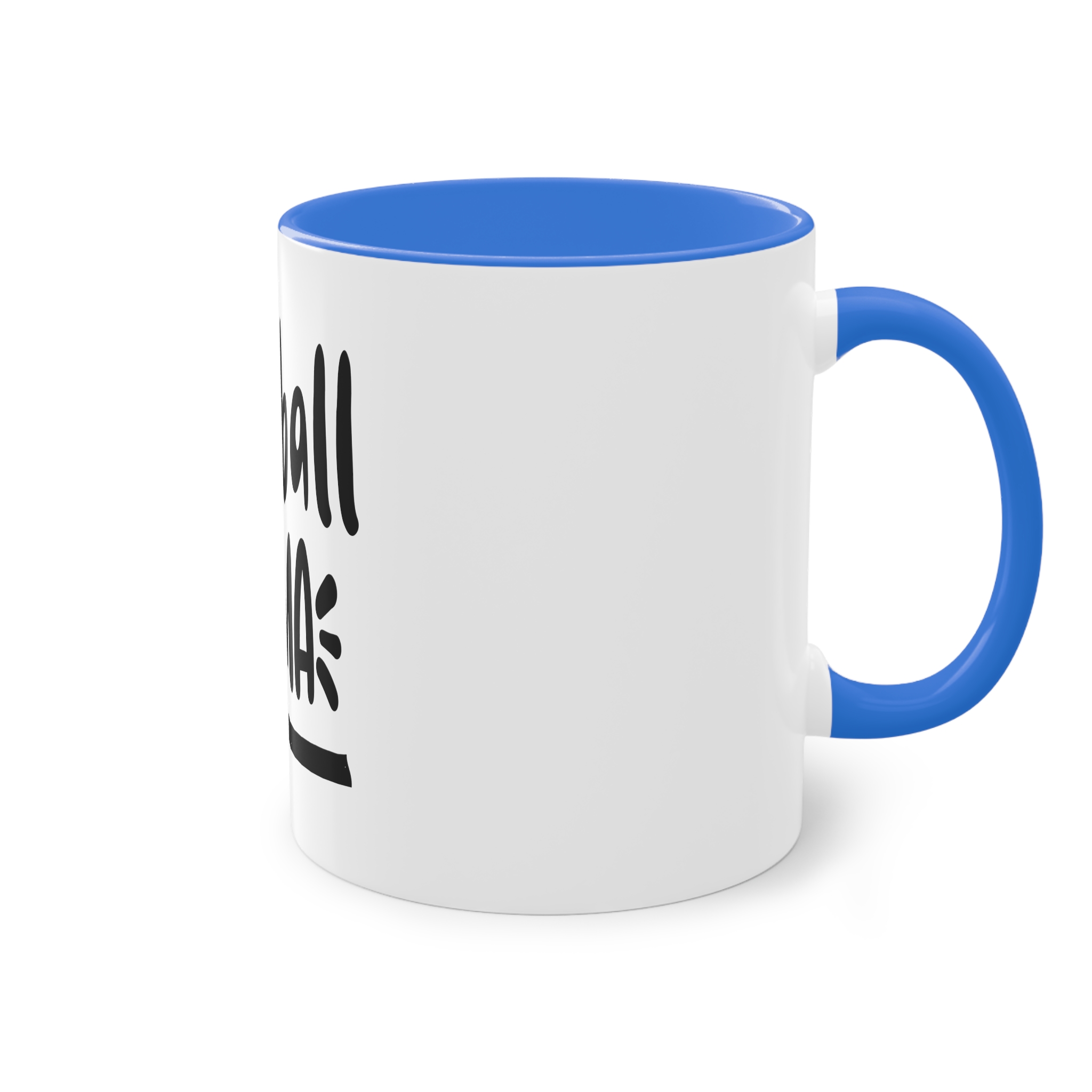 Baseball Mama 1 Two Tone Coffee Mug 11oz - Image 40