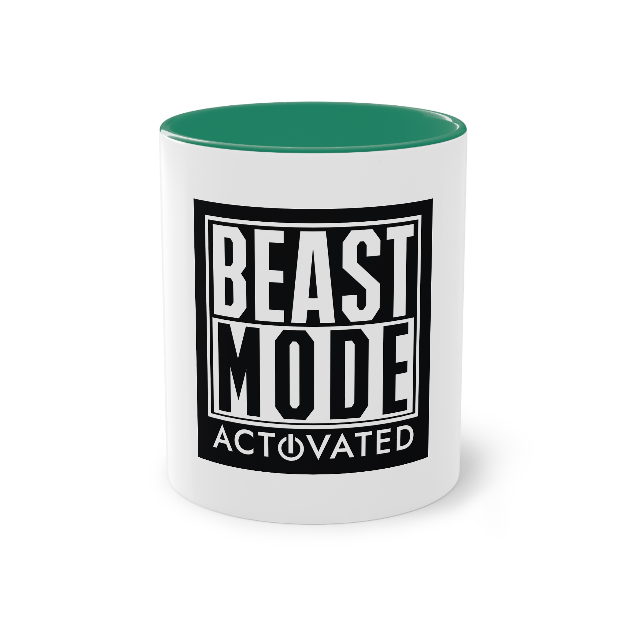 Beast Mode Activated Two Tone Coffee Mug 11oz - Image 29