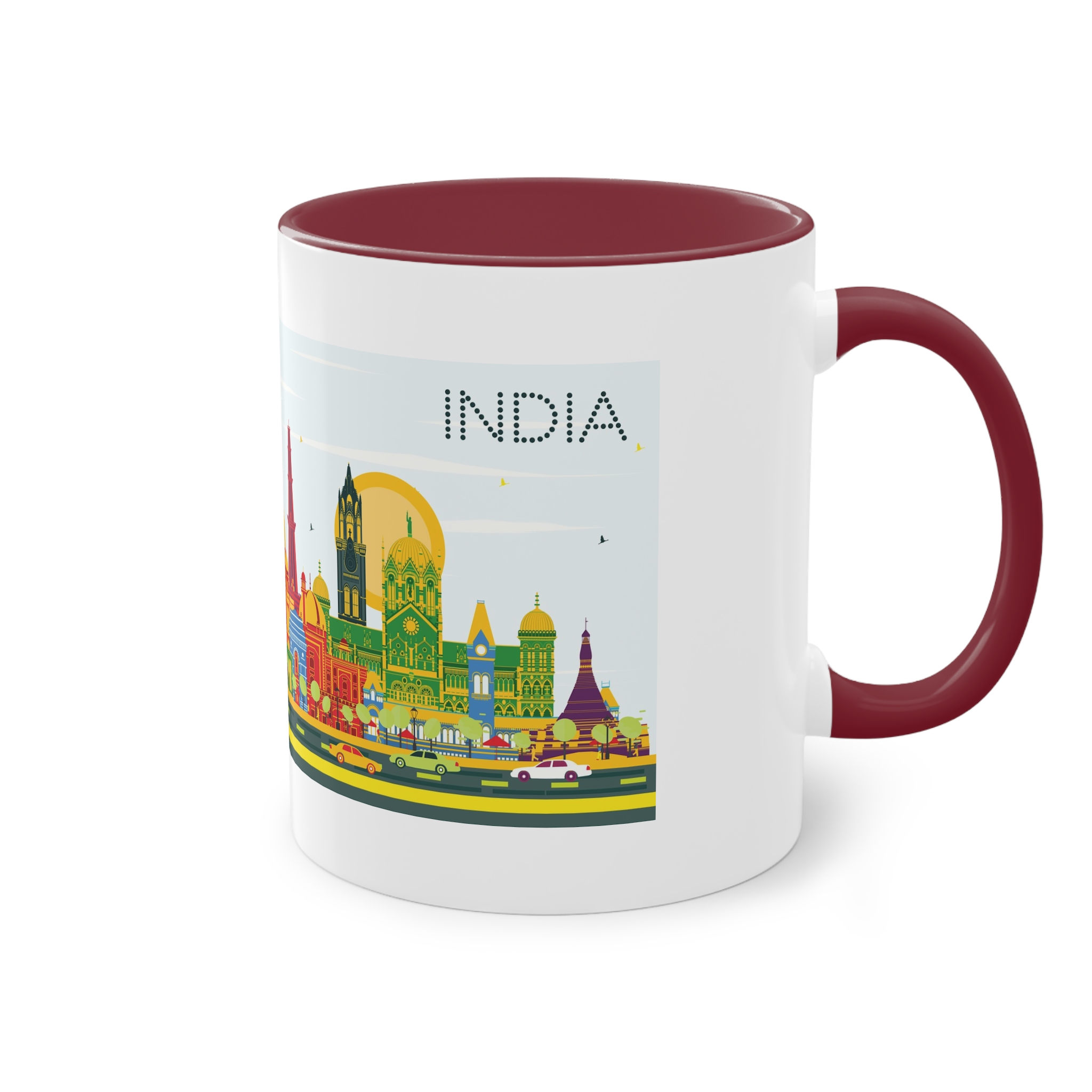 India Color Two Tone Coffee Mug 11oz - Image 8