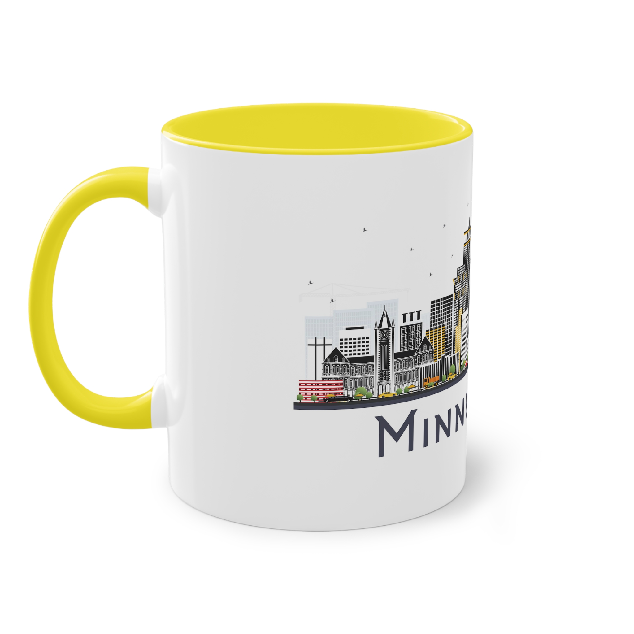 Minneapolis Isolated Two Tone Coffee Mug 11oz - Image 23