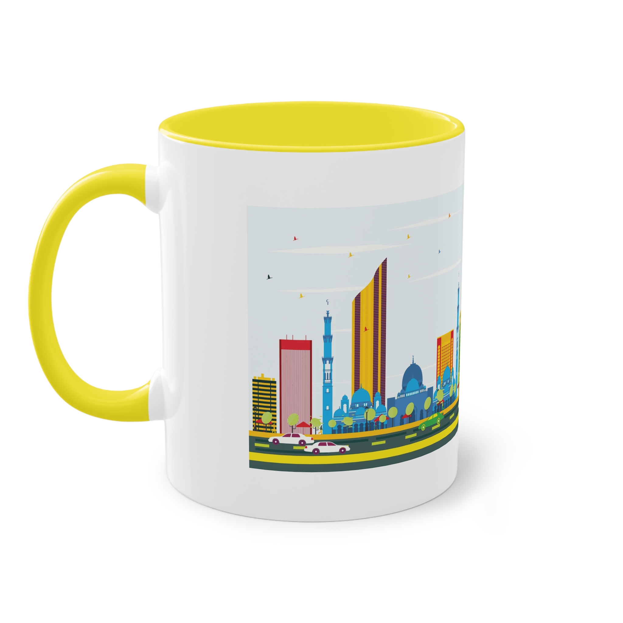 Abu Dhabi Color Two Tone Coffee Mug 11oz - Image 23