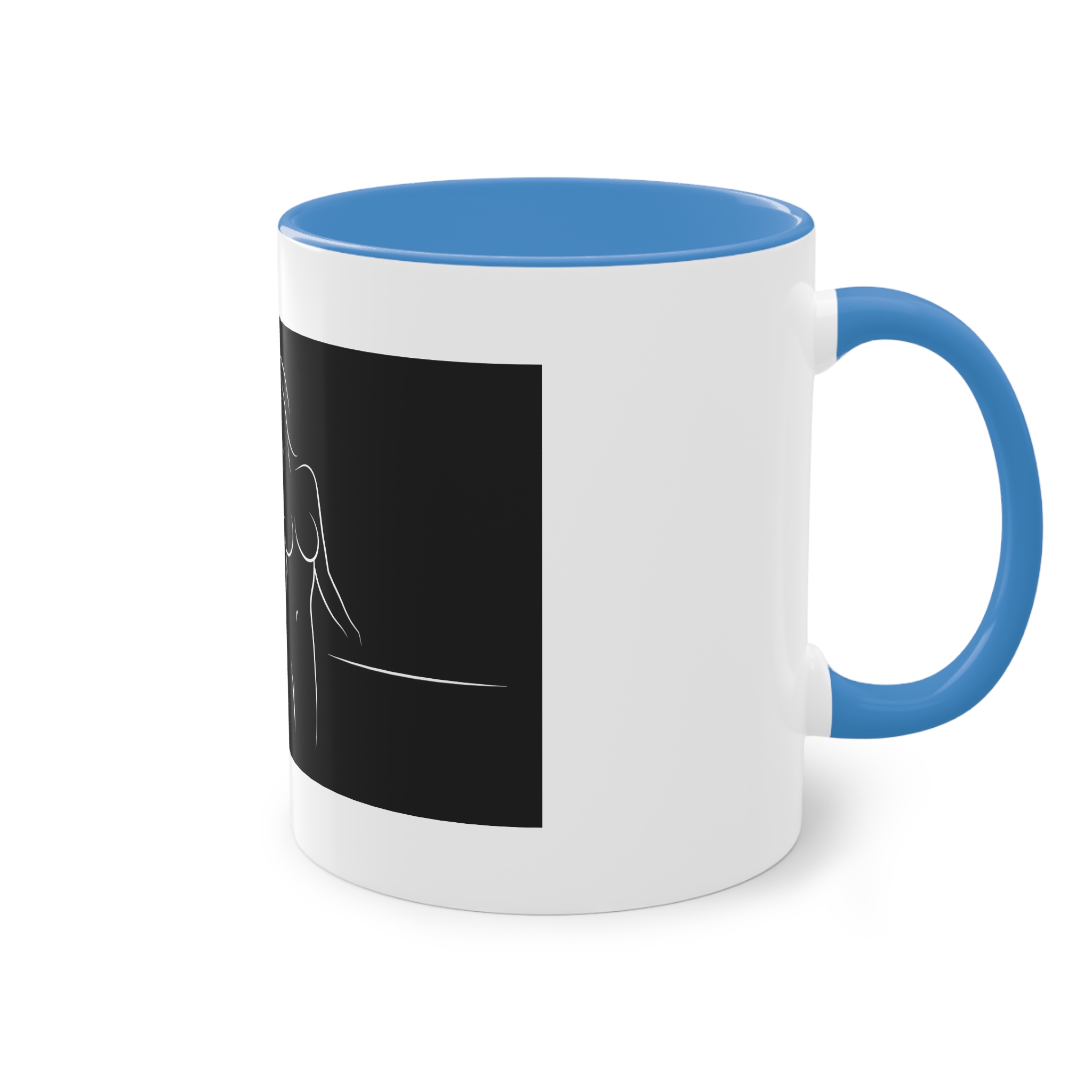 Alines Black Censor Two Tone Coffee Mug 11oz - Image 36