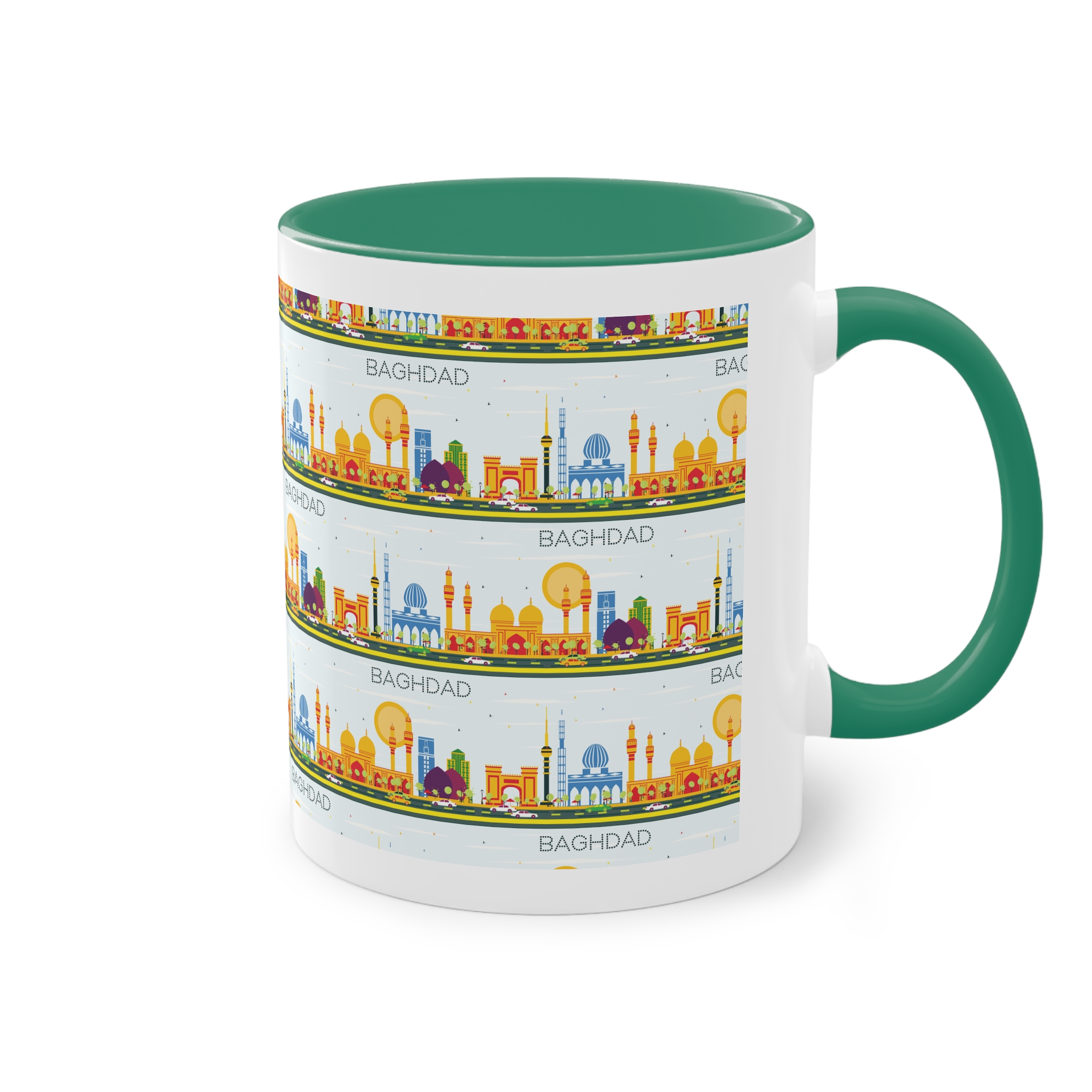 Baghdad Color Two Tone Coffee Mug 11oz - Image 32