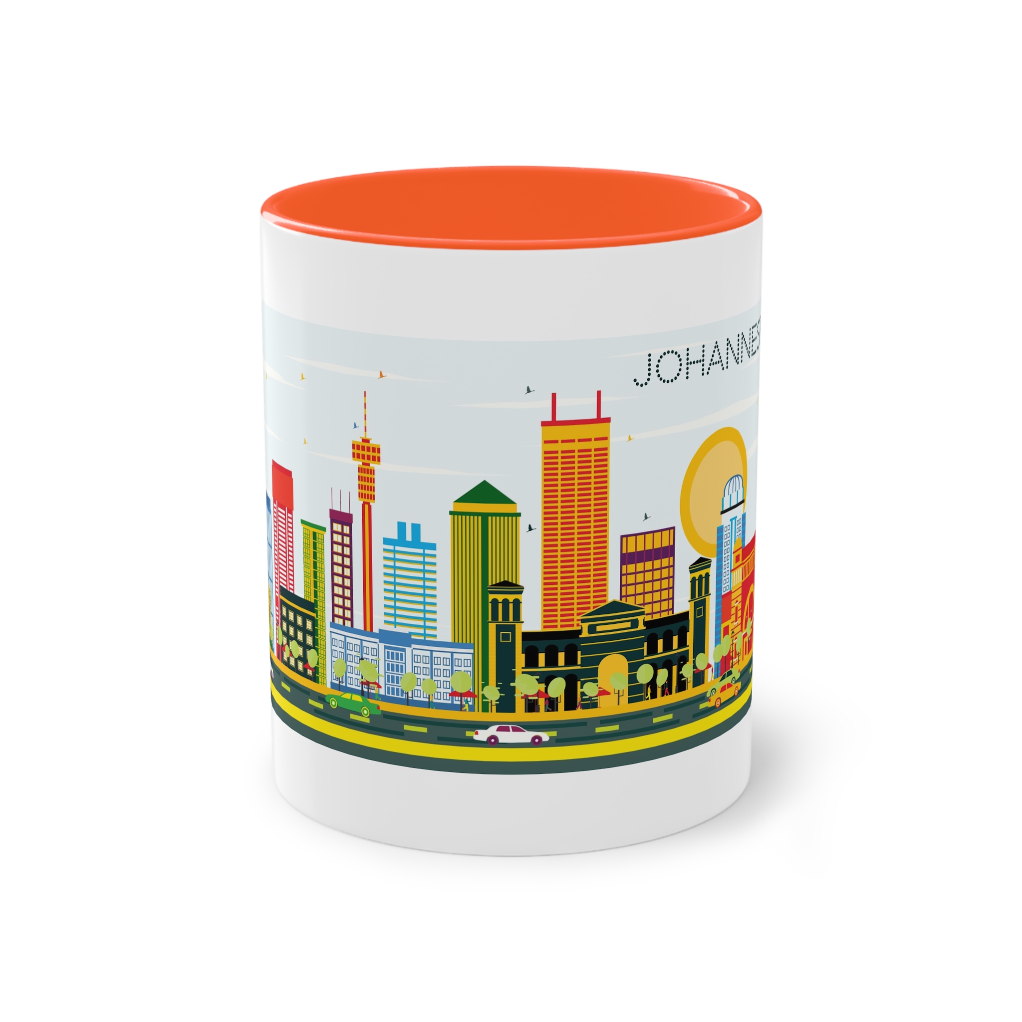 Johannesburg Color Two Tone Coffee Mug 11oz - Image 13