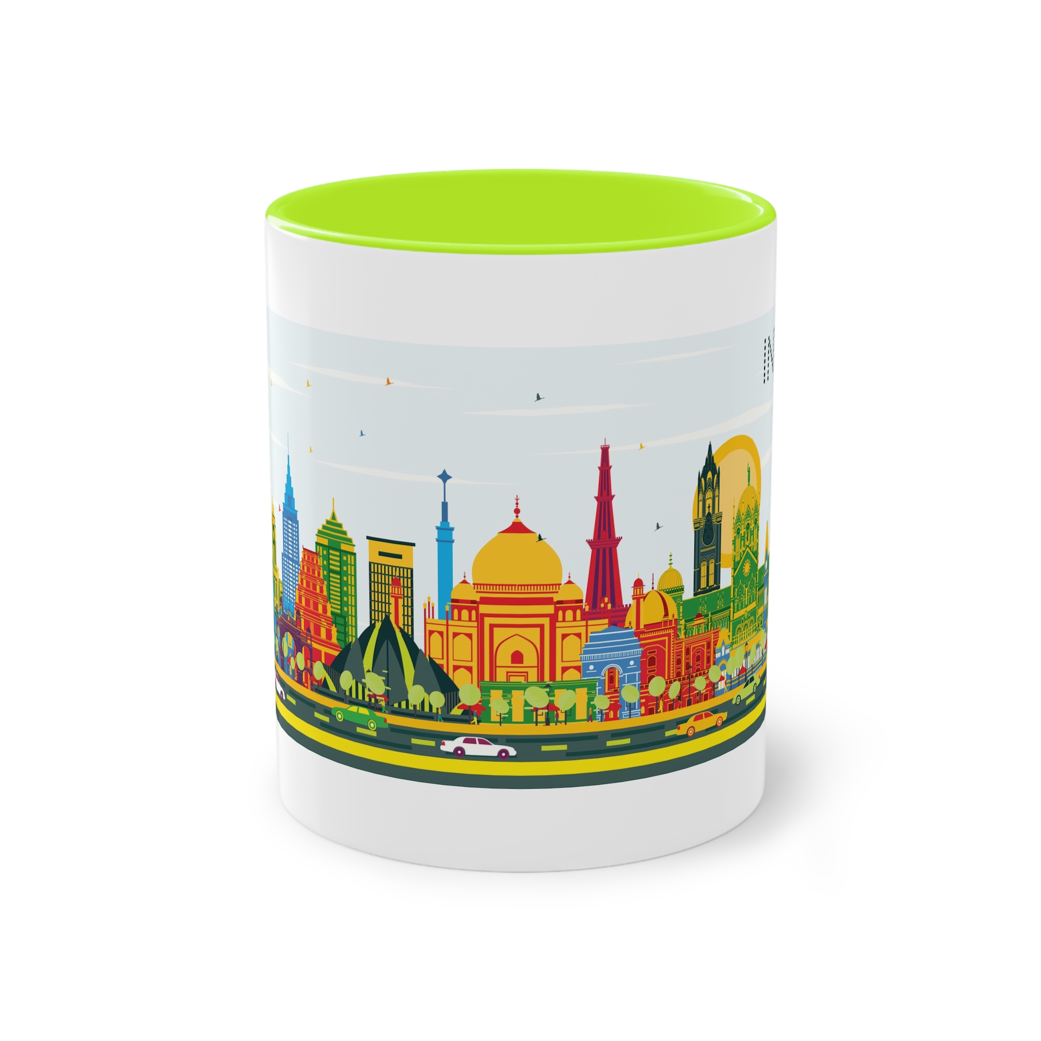India Color Two Tone Coffee Mug 11oz - Image 25