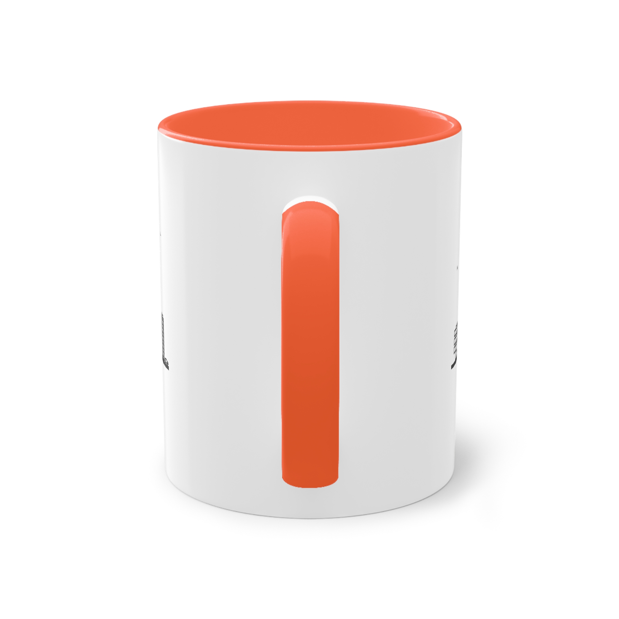 Bangalore Outline Bold Two Tone Coffee Mug 11oz - Image 14