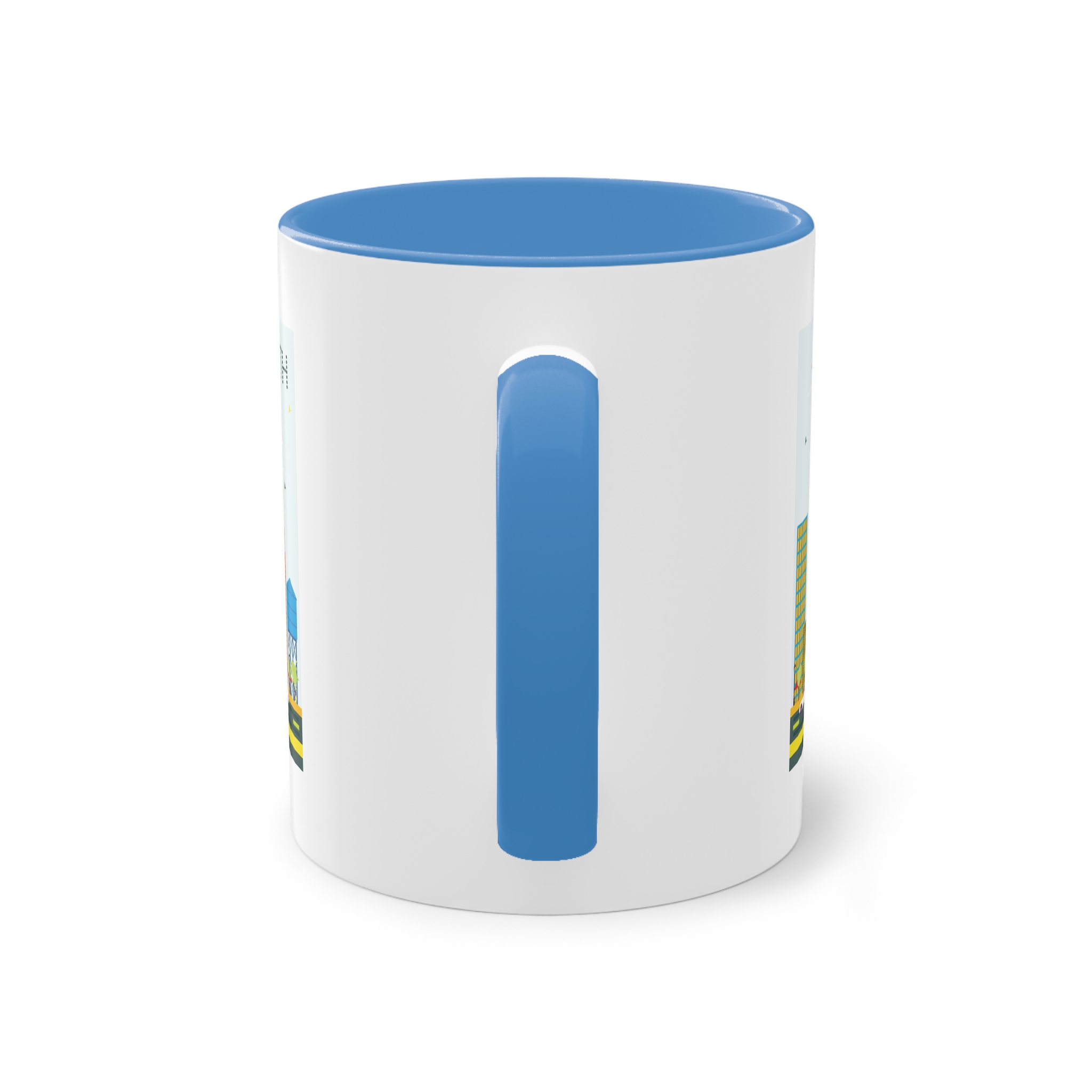 Fort Worth Color Two Tone Coffee Mug 11oz - Image 34