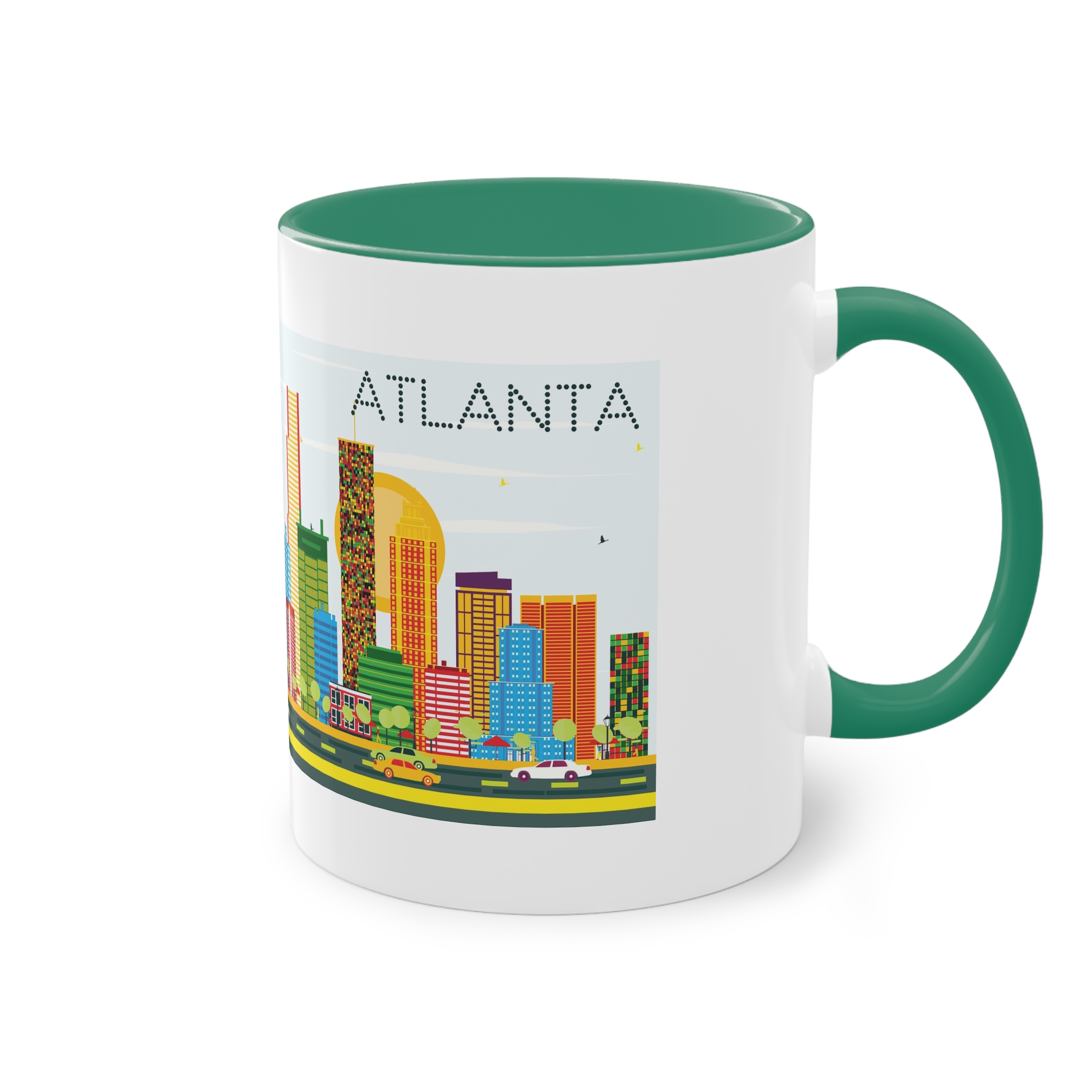 Atlanta Color Two Tone Coffee Mug 11oz - Image 32
