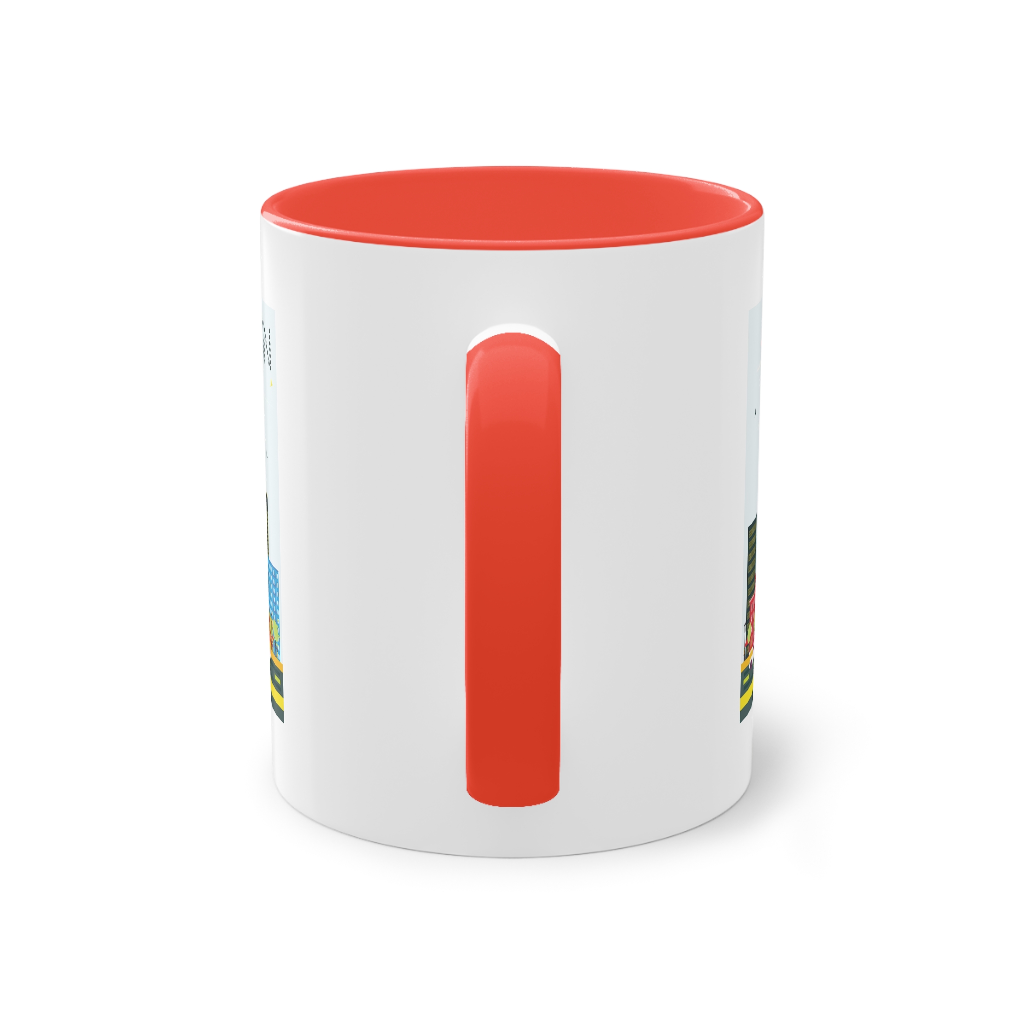 Madison Color Two Tone Coffee Mug 11oz - Image 2