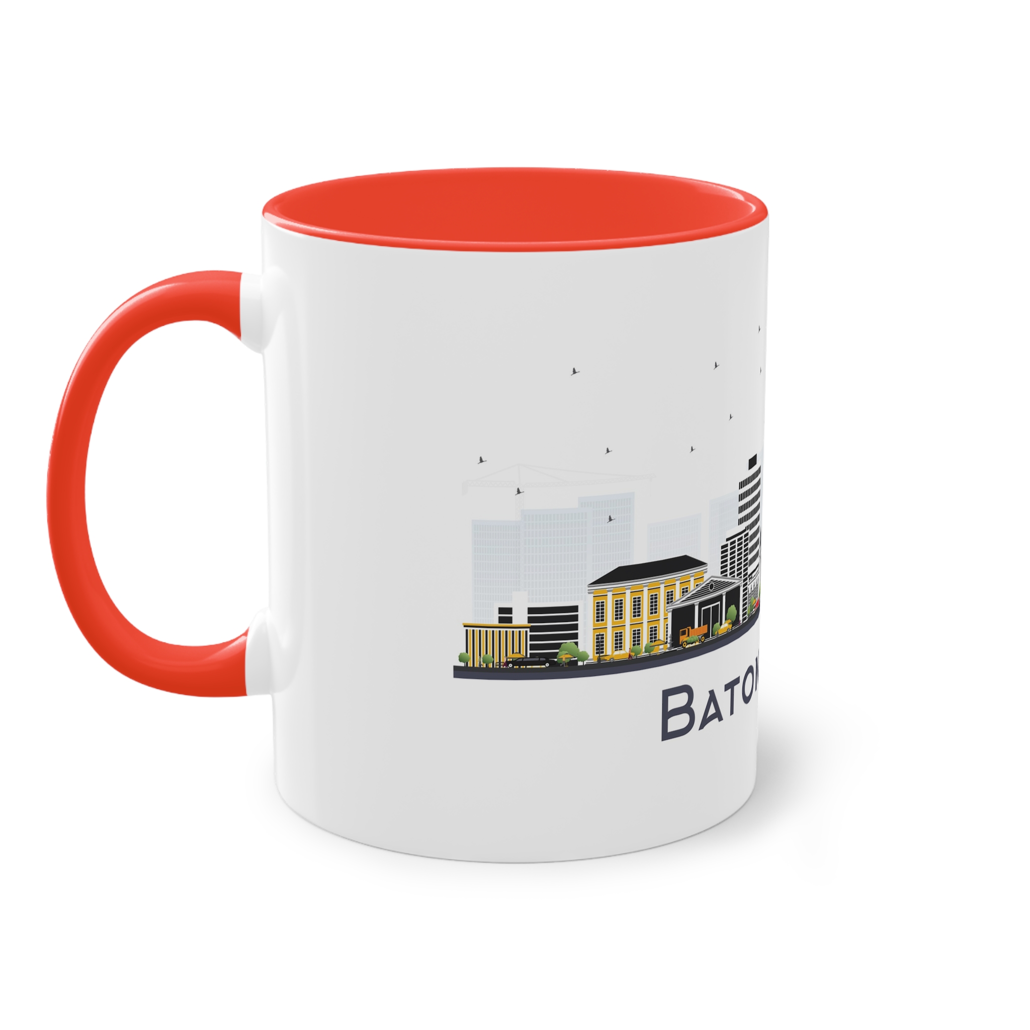 Baton Rouge Isolated Two Tone Coffee Mug 11oz - Image 3