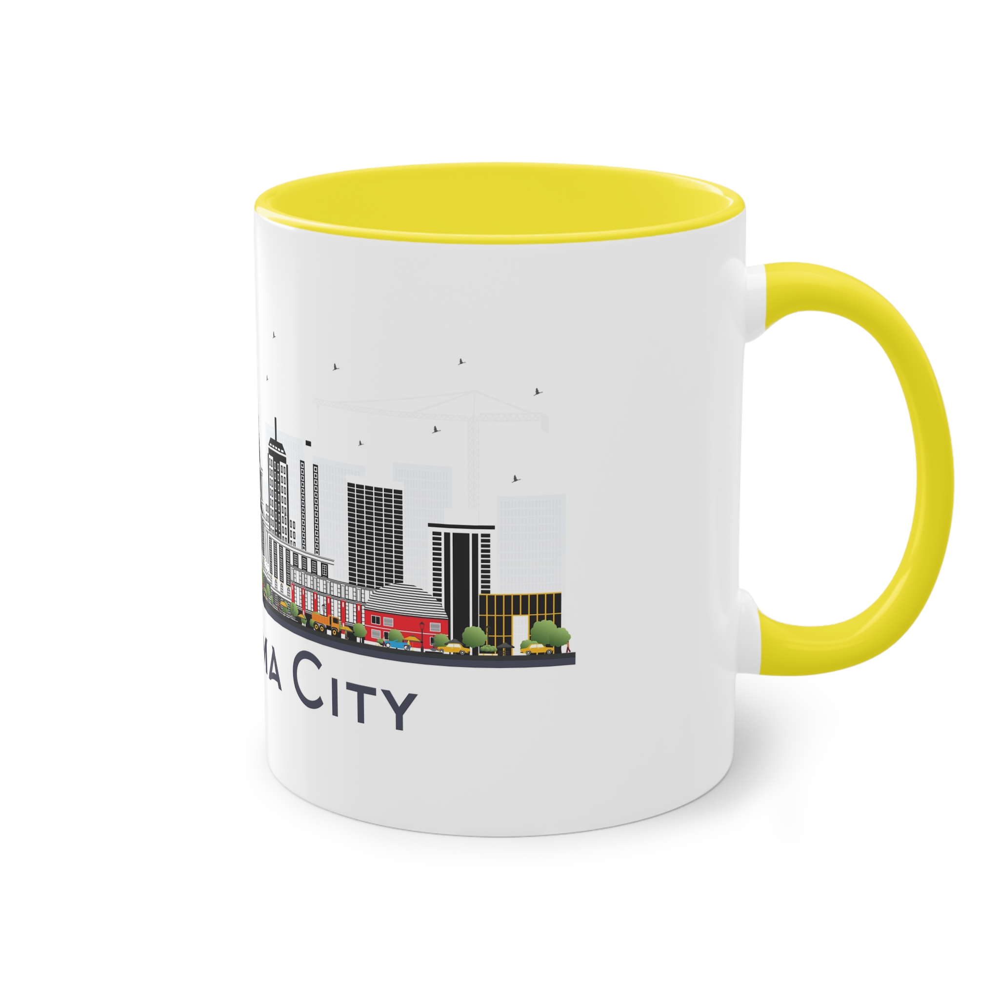 Oklahoma City Isolated Two Tone Coffee Mug 11oz - Image 24