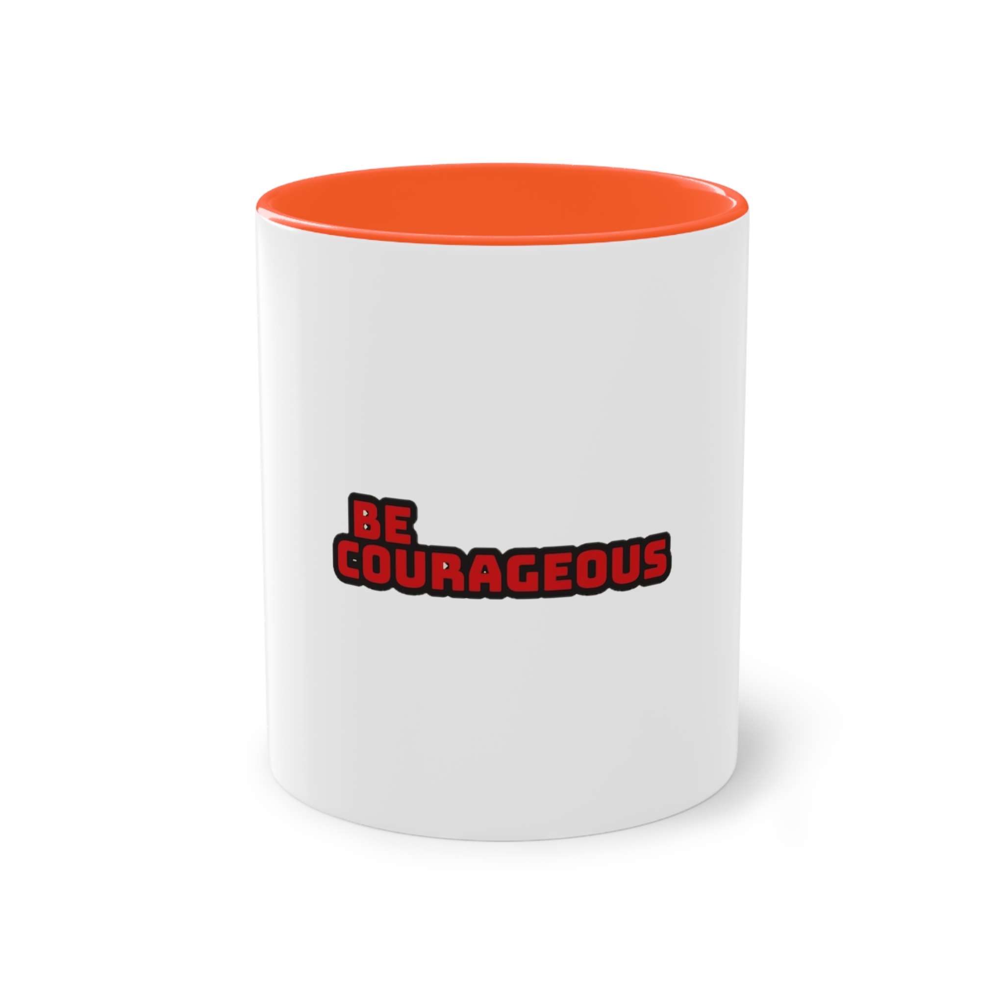 Be Courageous Two Tone Coffee Mug 11oz - Image 13