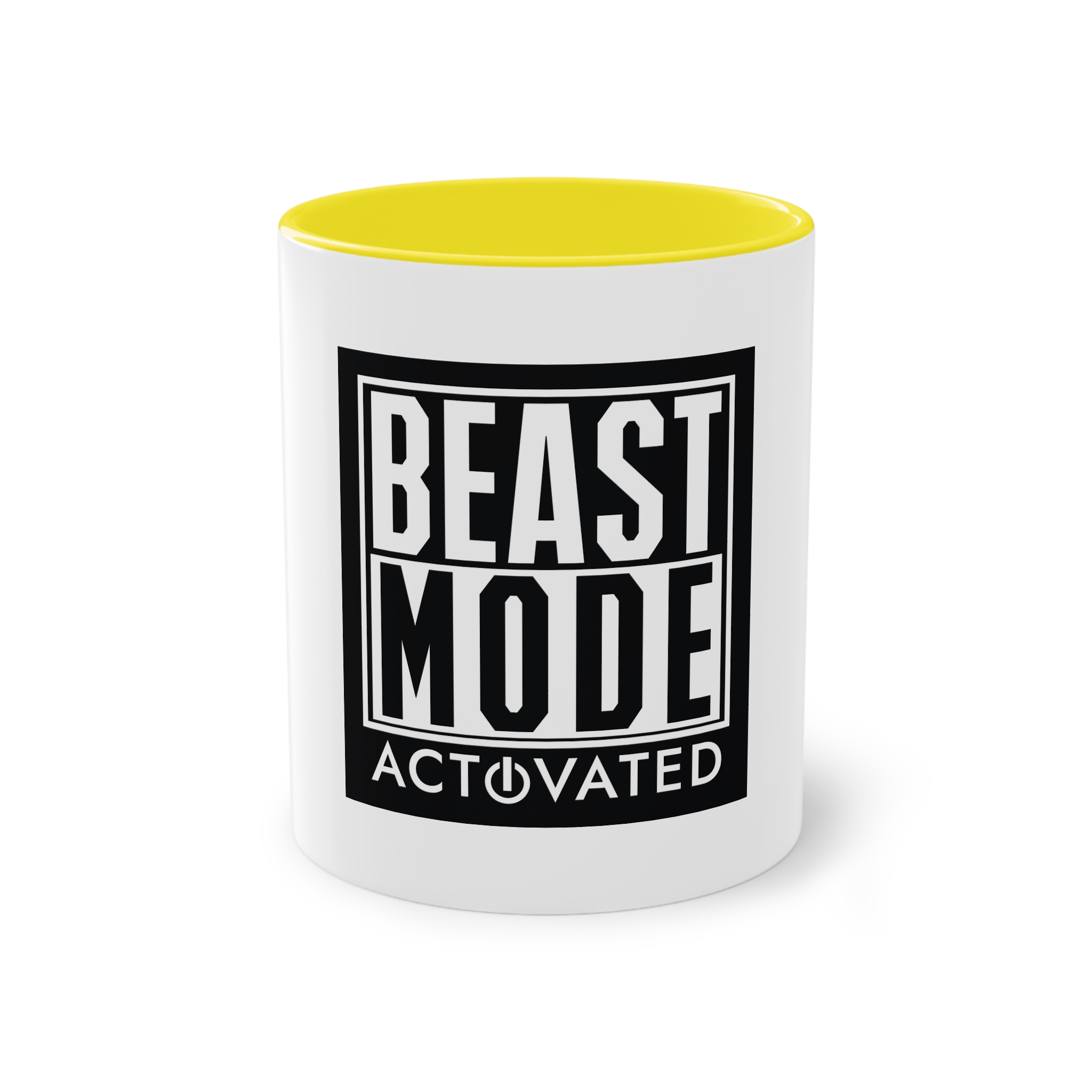 Beast Mode Activated Two Tone Coffee Mug 11oz - Image 21