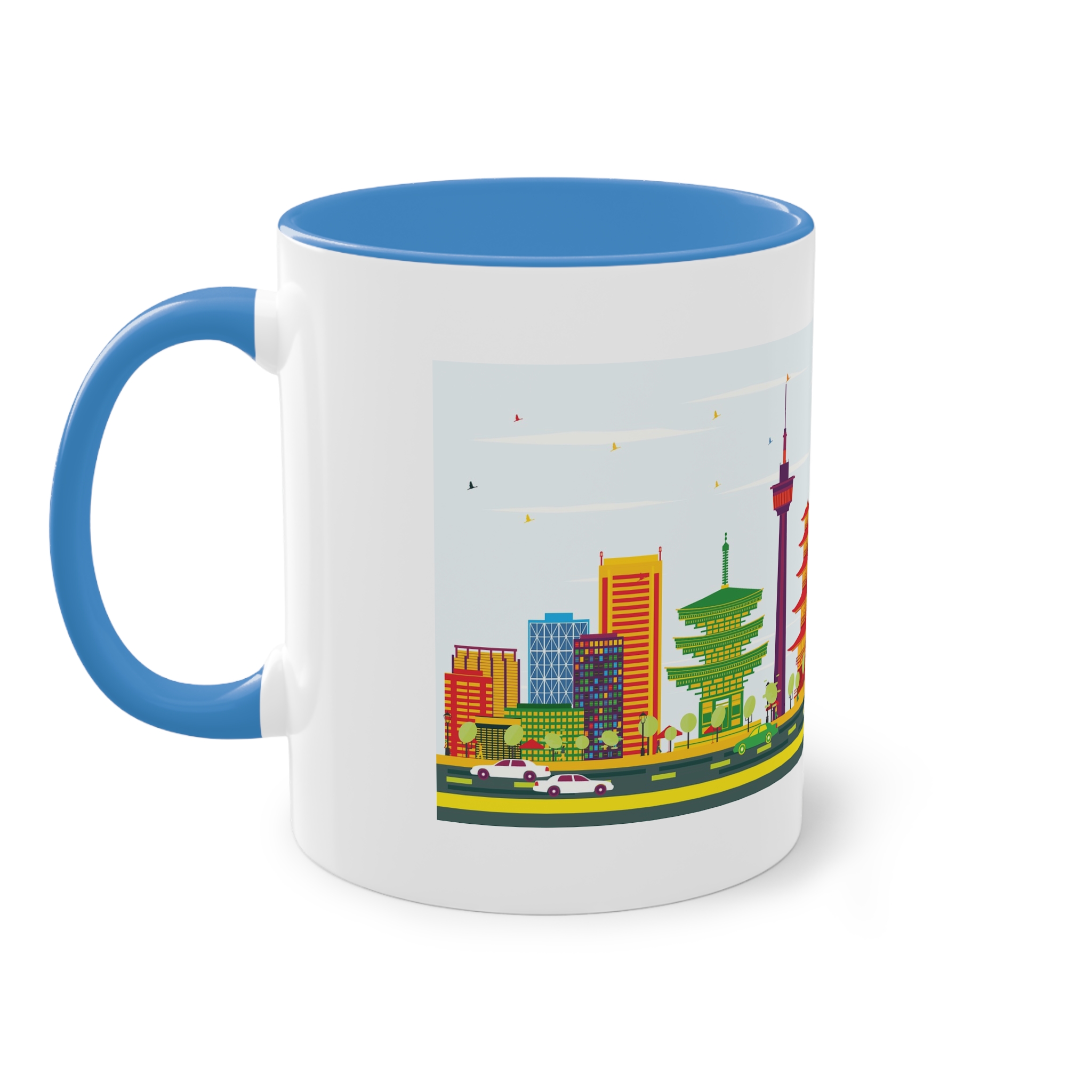 Kyoto Color Two Tone Coffee Mug 11oz - Image 35
