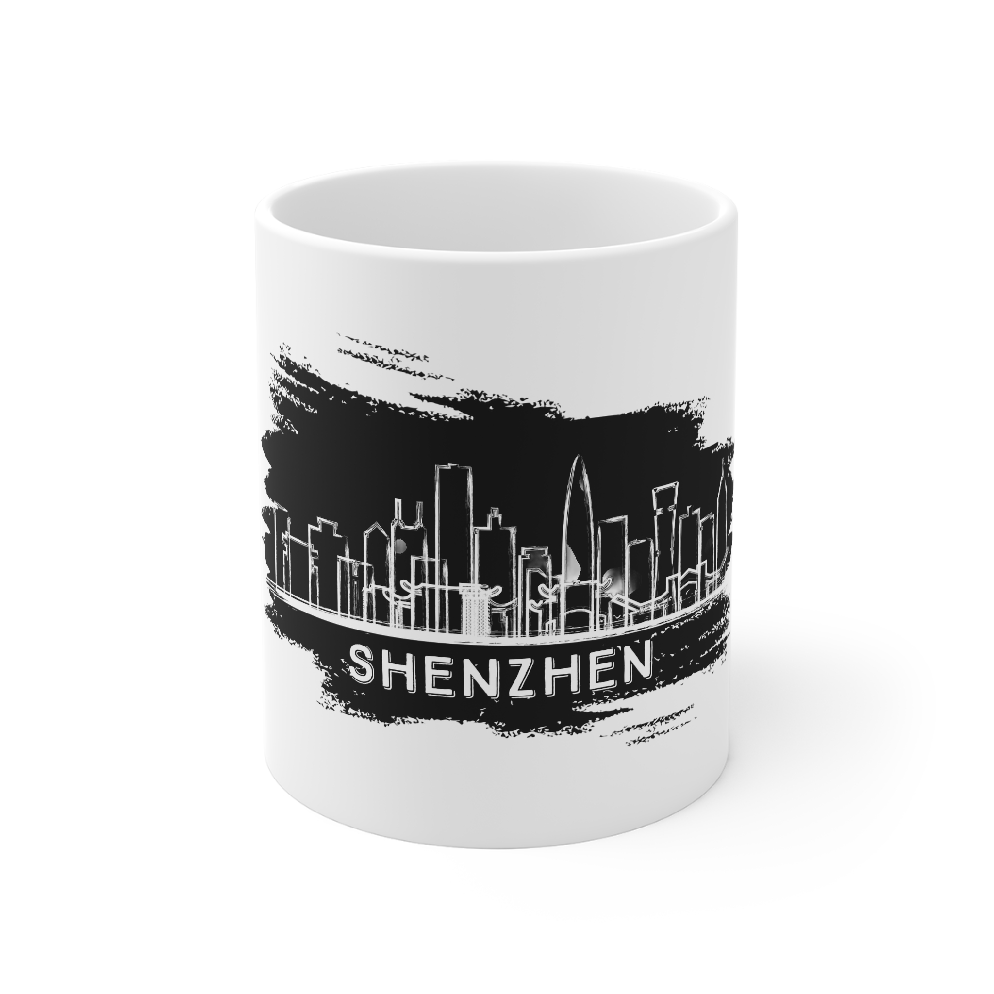 Shenzhen Sketch 181316 11oz White Mug