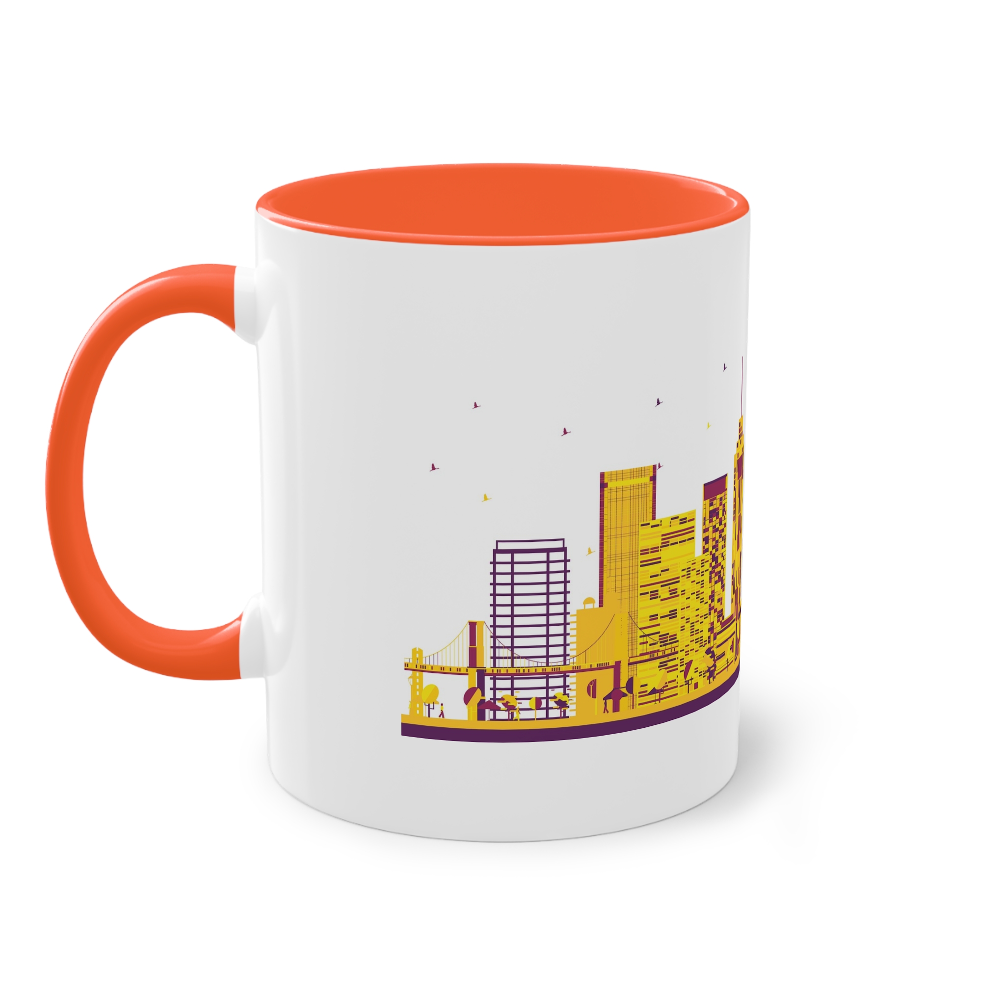 New York Color Ver 1 Two Tone Coffee Mug 11oz - Image 15