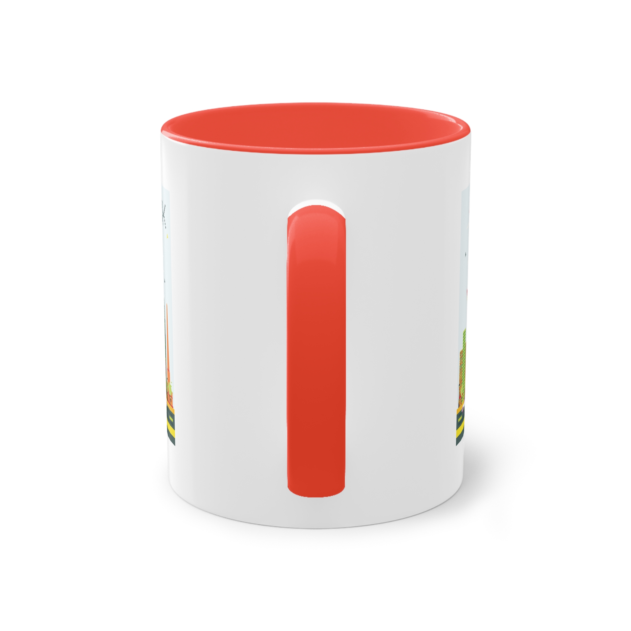 Bangkok Color Two Tone Coffee Mug 11oz - Image 2