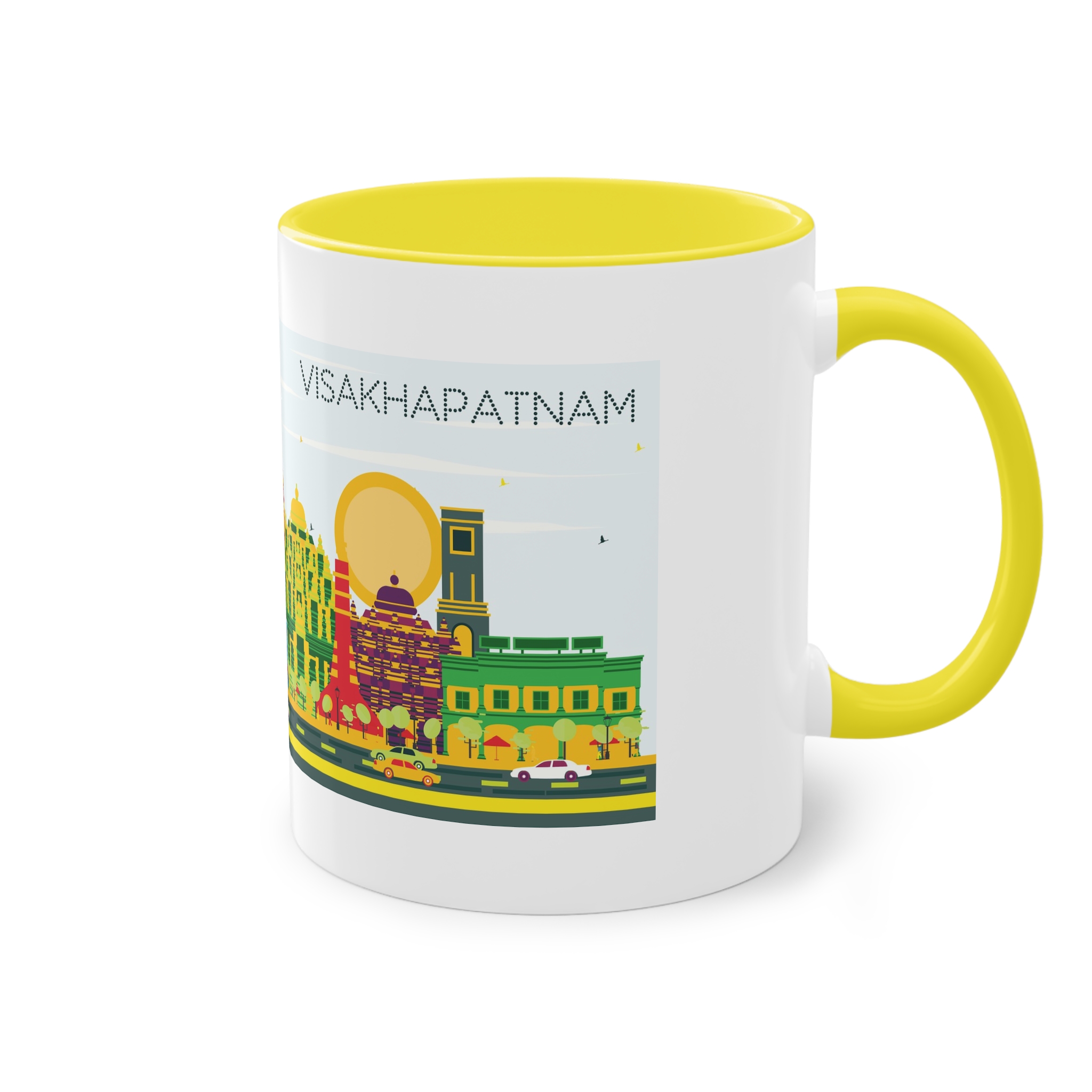 Visakhapatnam Color Two Tone Coffee Mug 11oz - Image 24