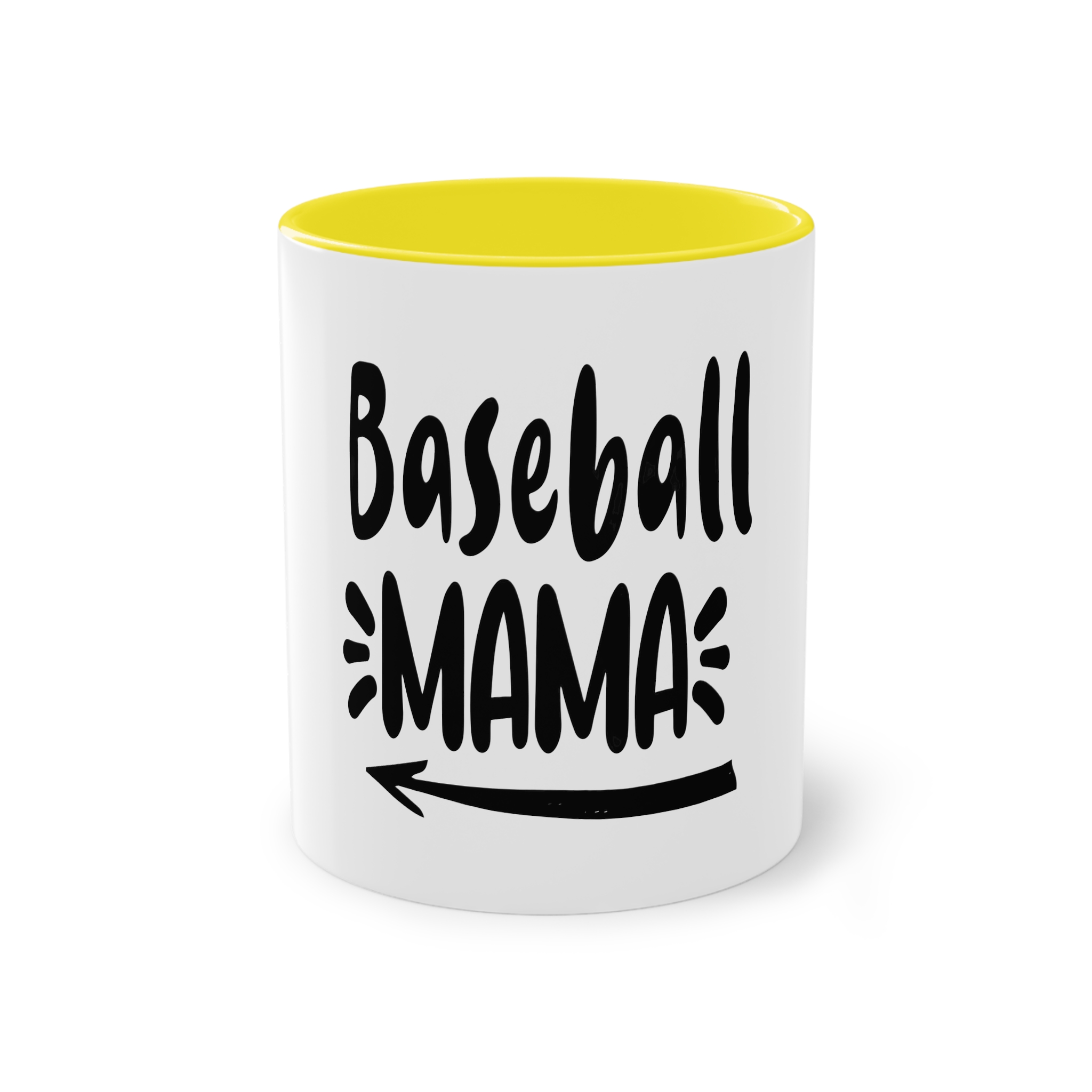 Baseball Mama 1 Two Tone Coffee Mug 11oz - Image 21