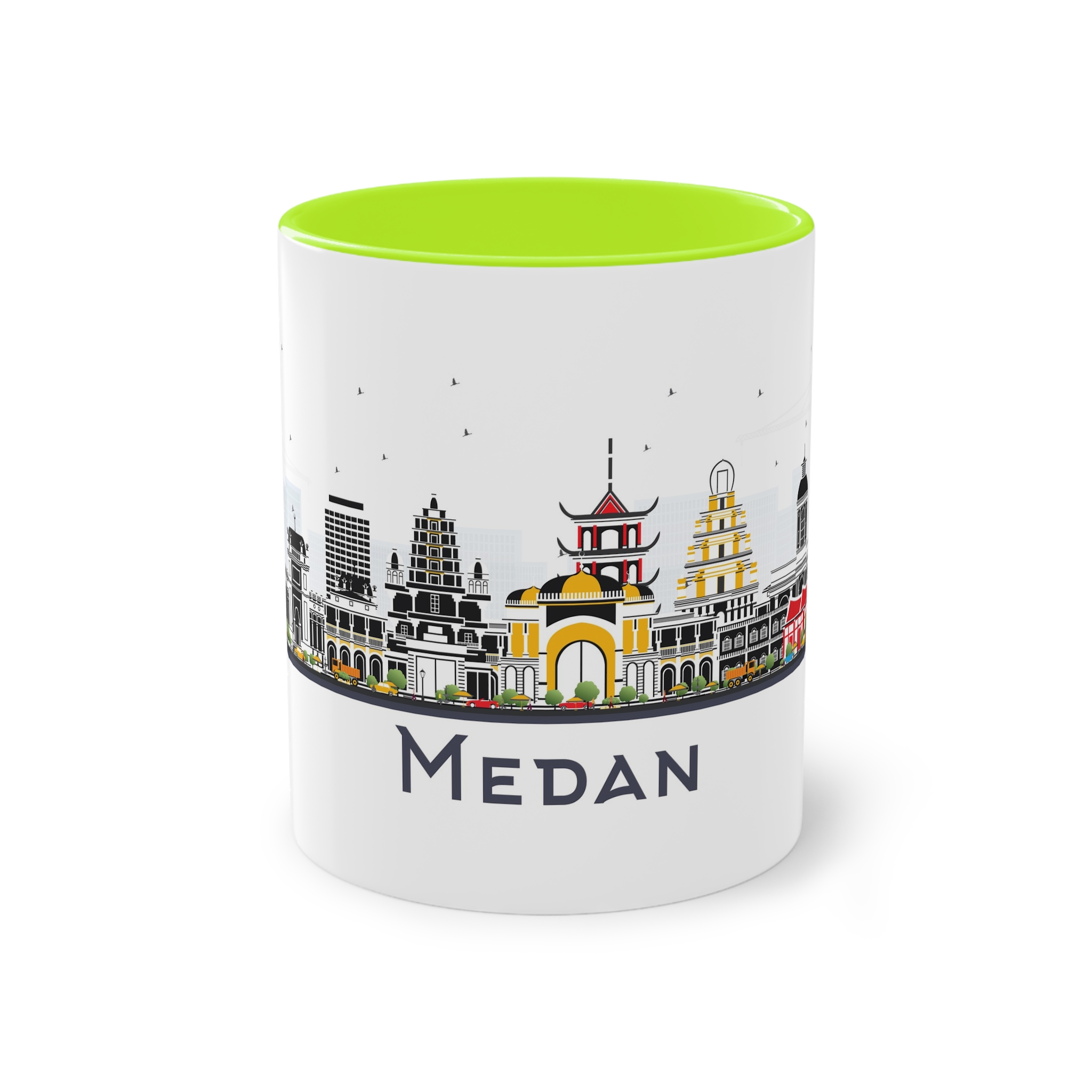 Medan Isolated Two Tone Coffee Mug 11oz - Image 25