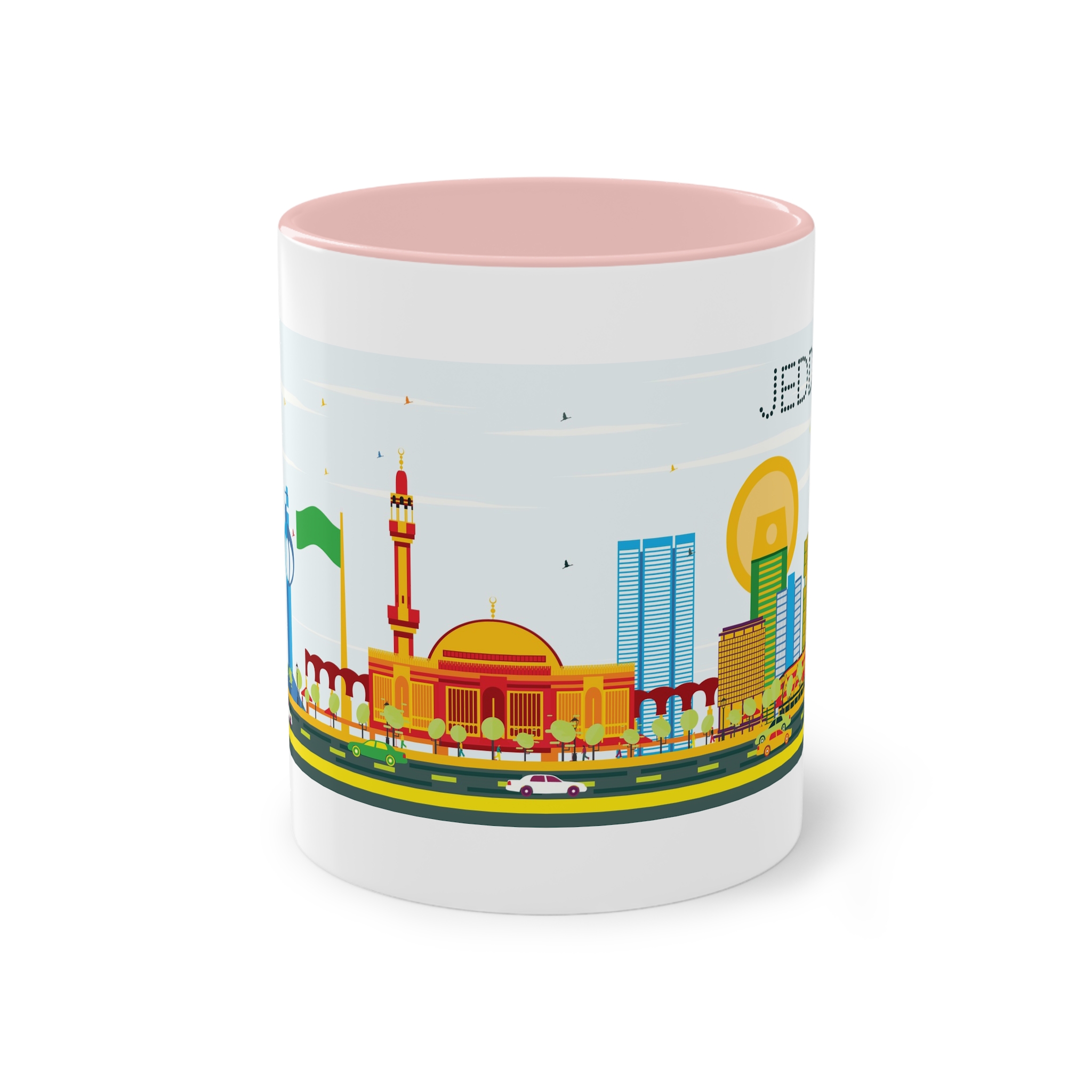 Jeddah Color Two Tone Coffee Mug 11oz - Image 45