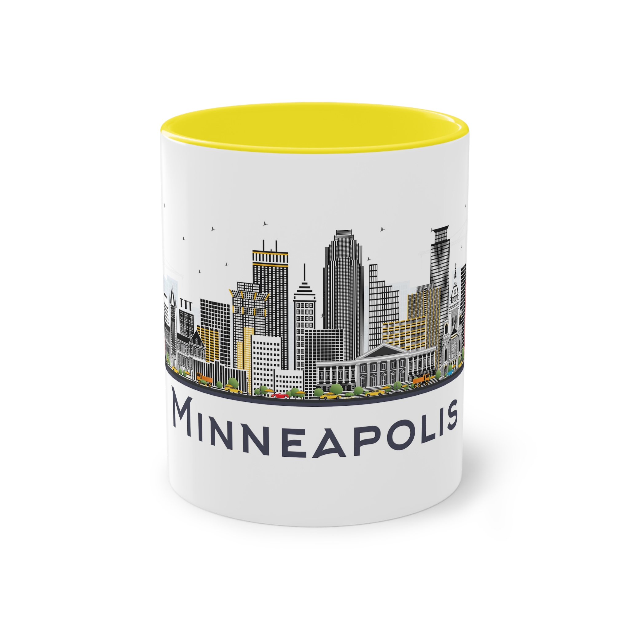 Minneapolis Isolated Two Tone Coffee Mug 11oz - Image 21