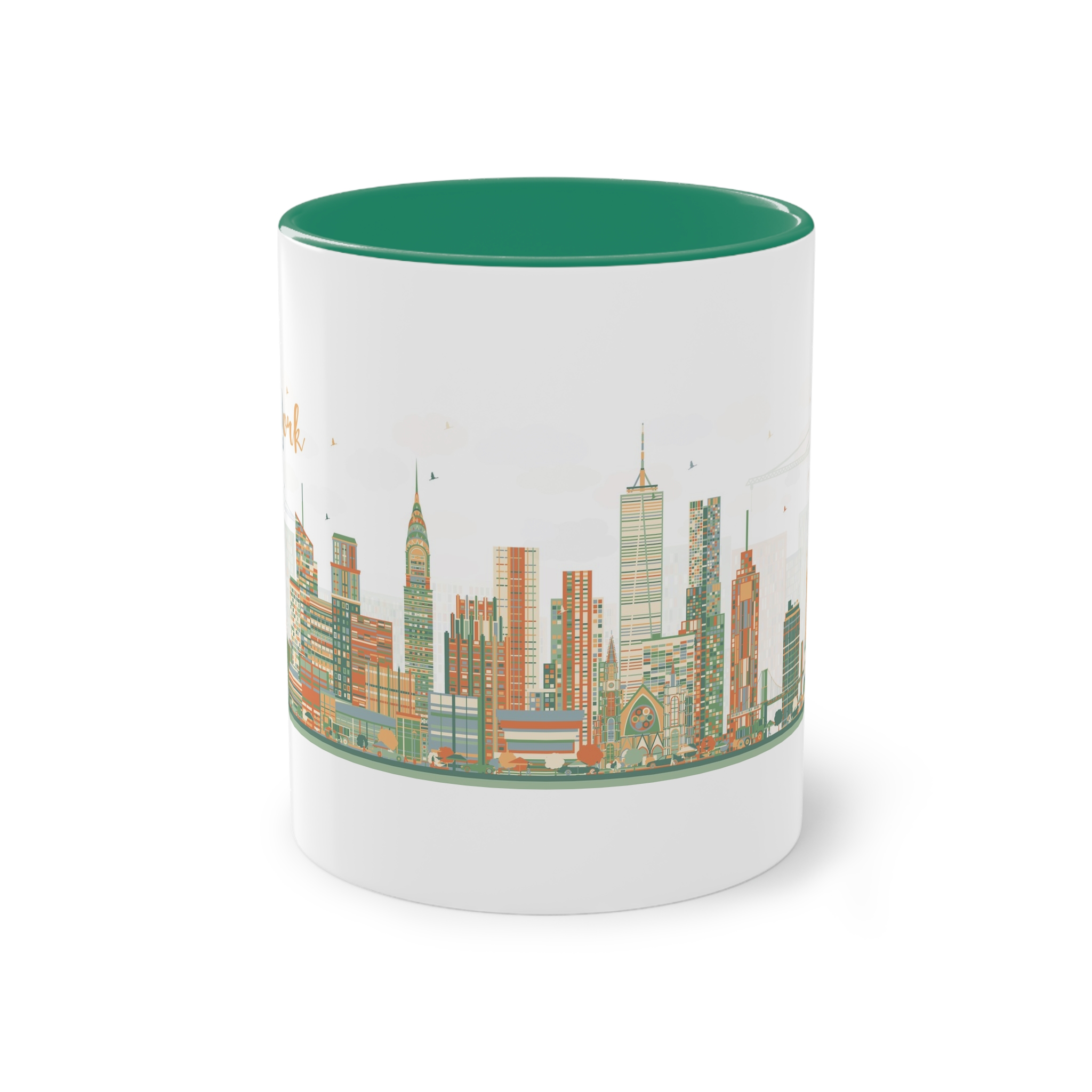 New York New Ver 1 Two Tone Coffee Mug 11oz - Image 29