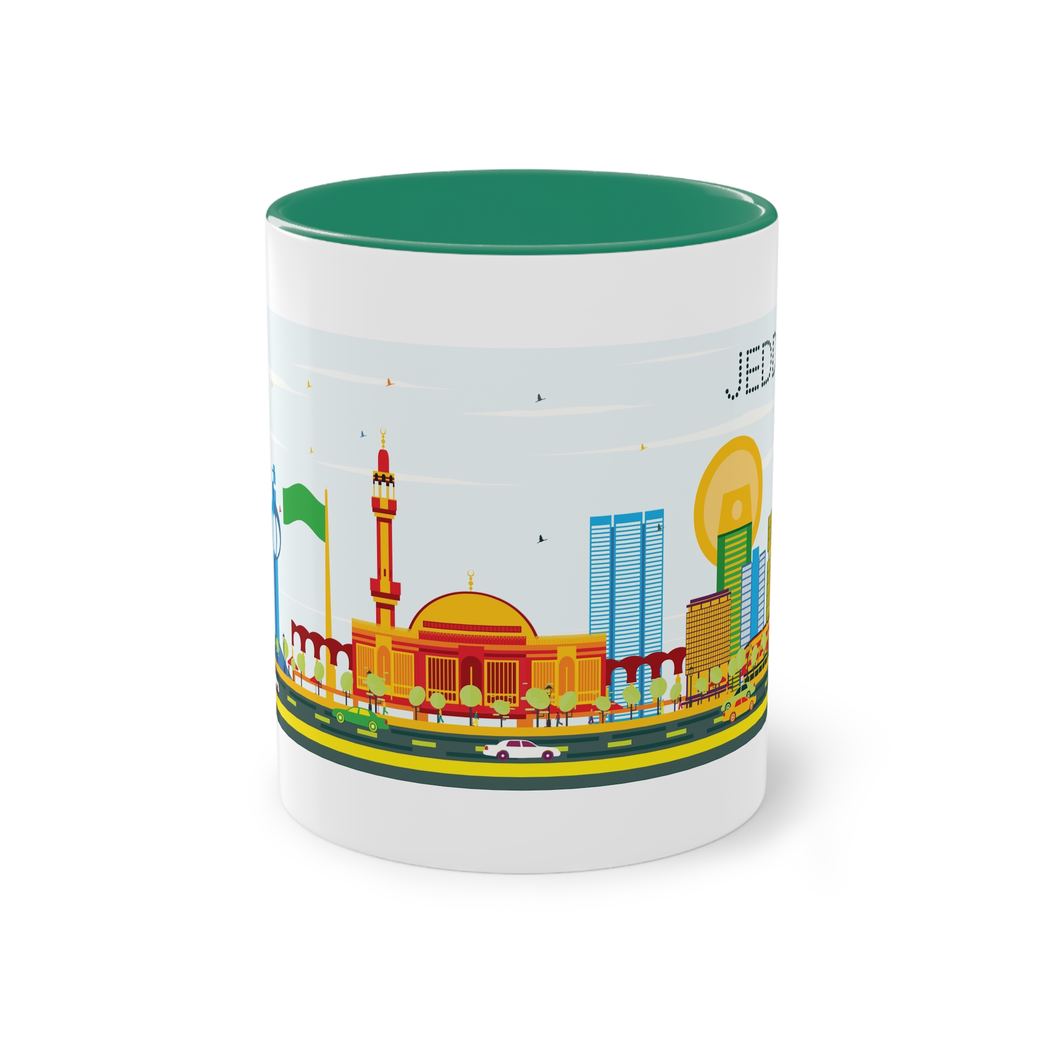 Jeddah Color Two Tone Coffee Mug 11oz - Image 29