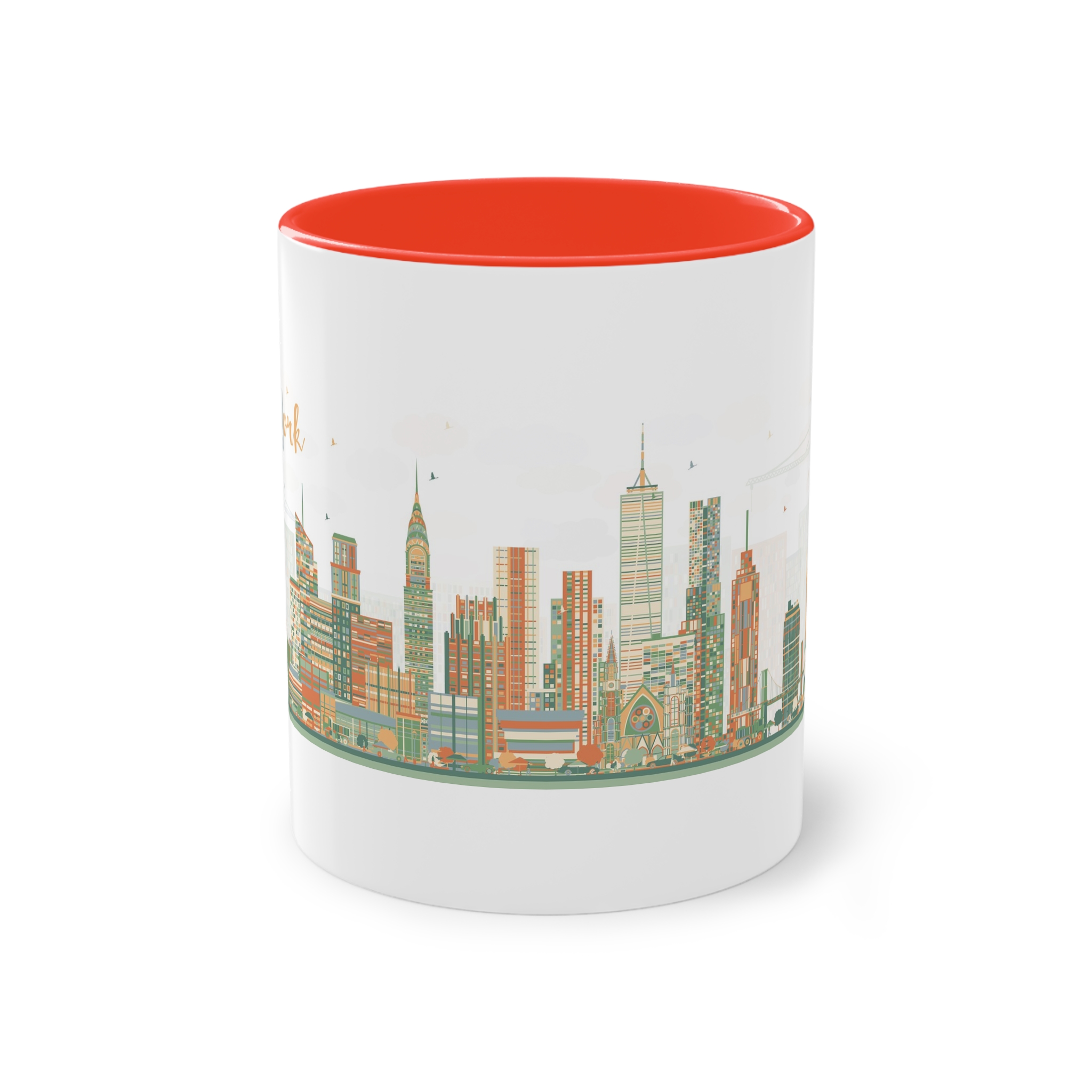 New York New Ver 1 Two Tone Coffee Mug 11oz