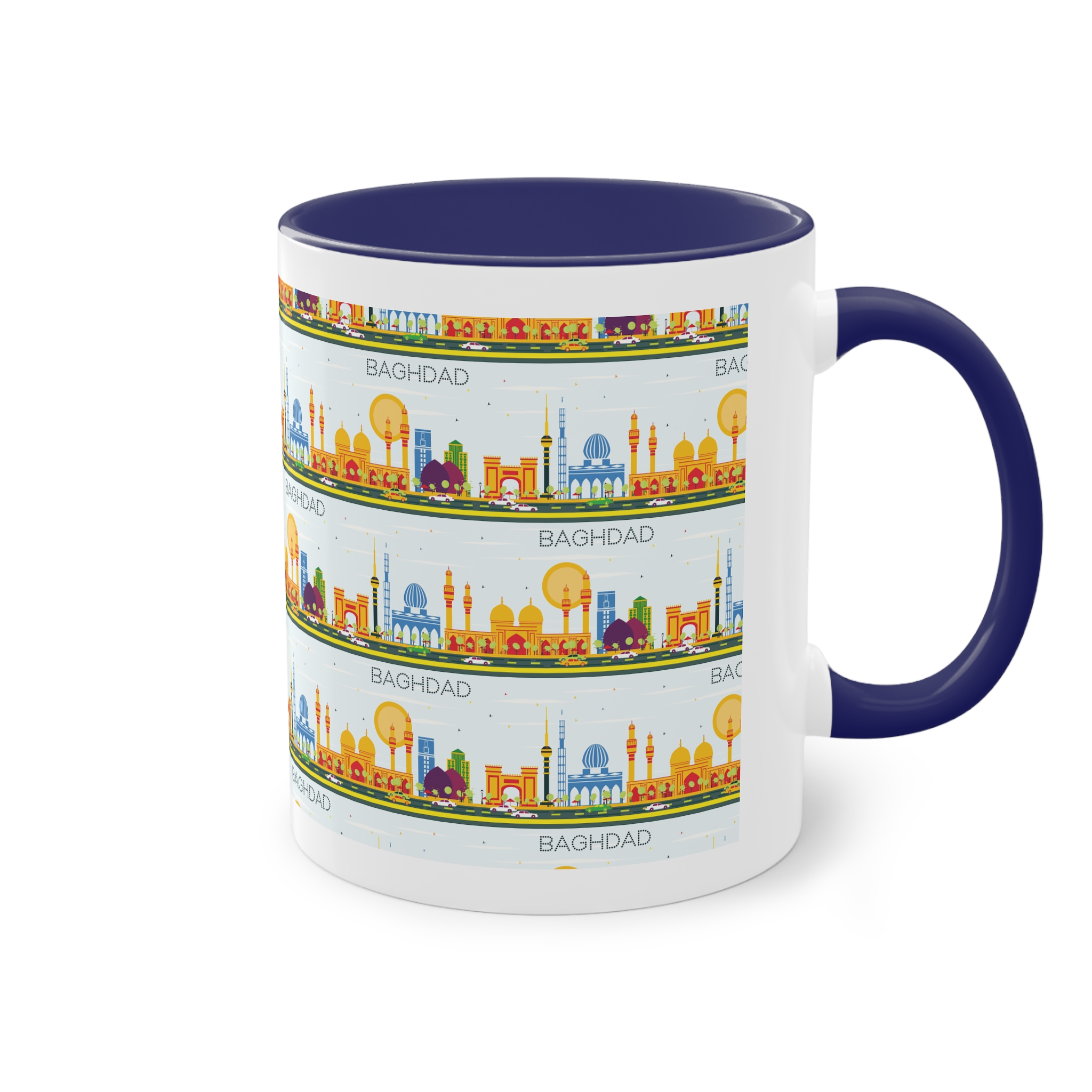 Baghdad Color Two Tone Coffee Mug 11oz - Image 44