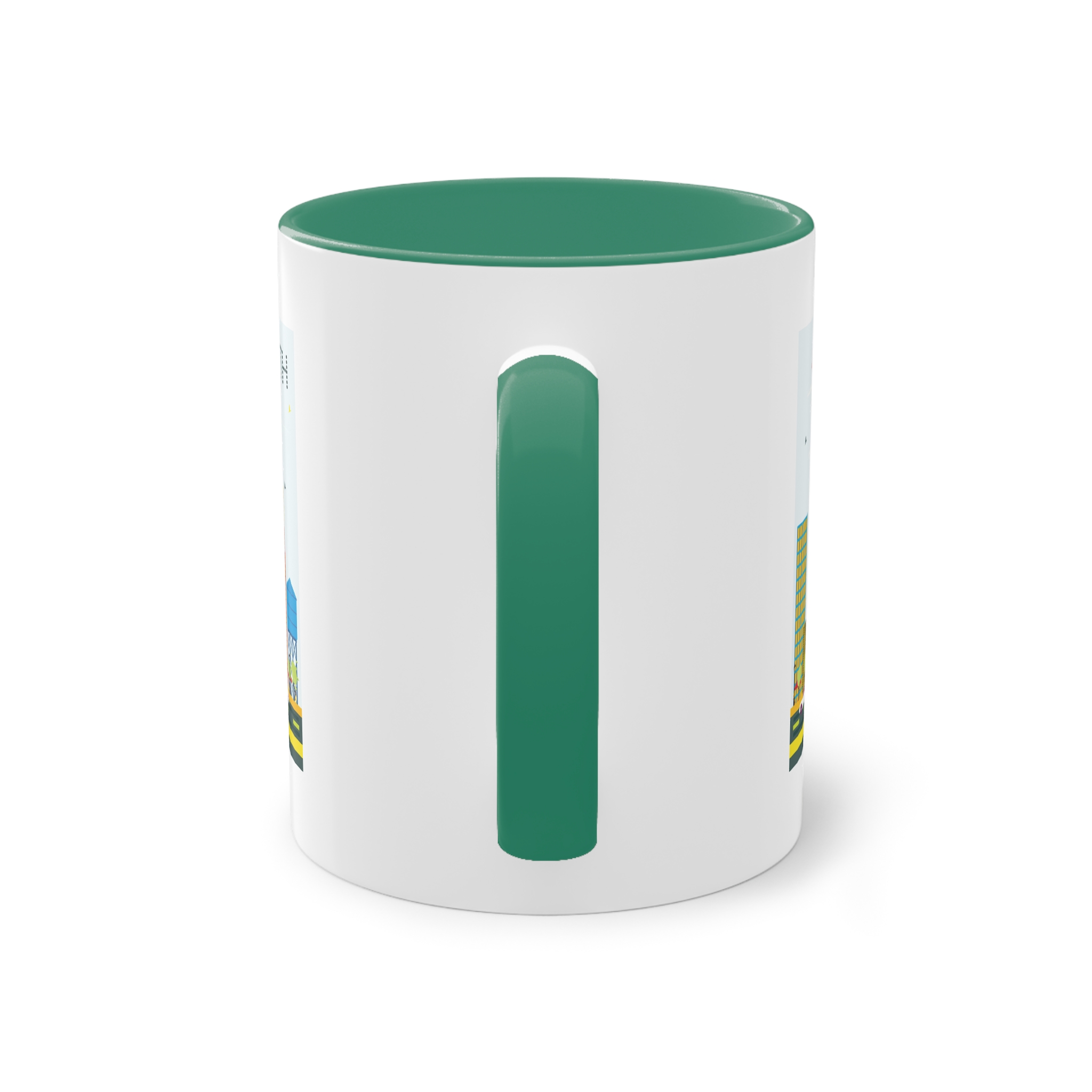 Fort Worth Color Two Tone Coffee Mug 11oz - Image 30