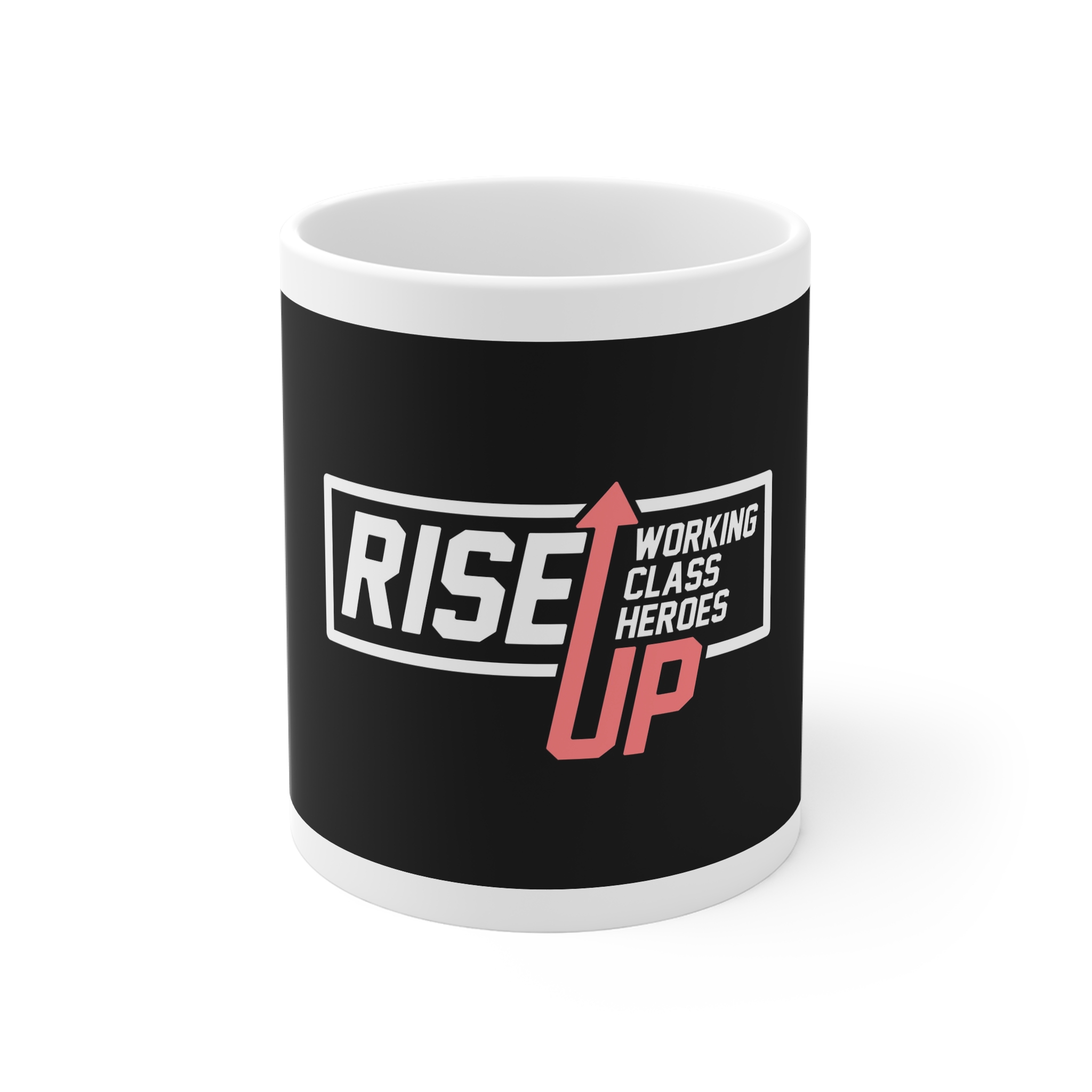 Rise Working Class Heroes 1 11oz White Mug