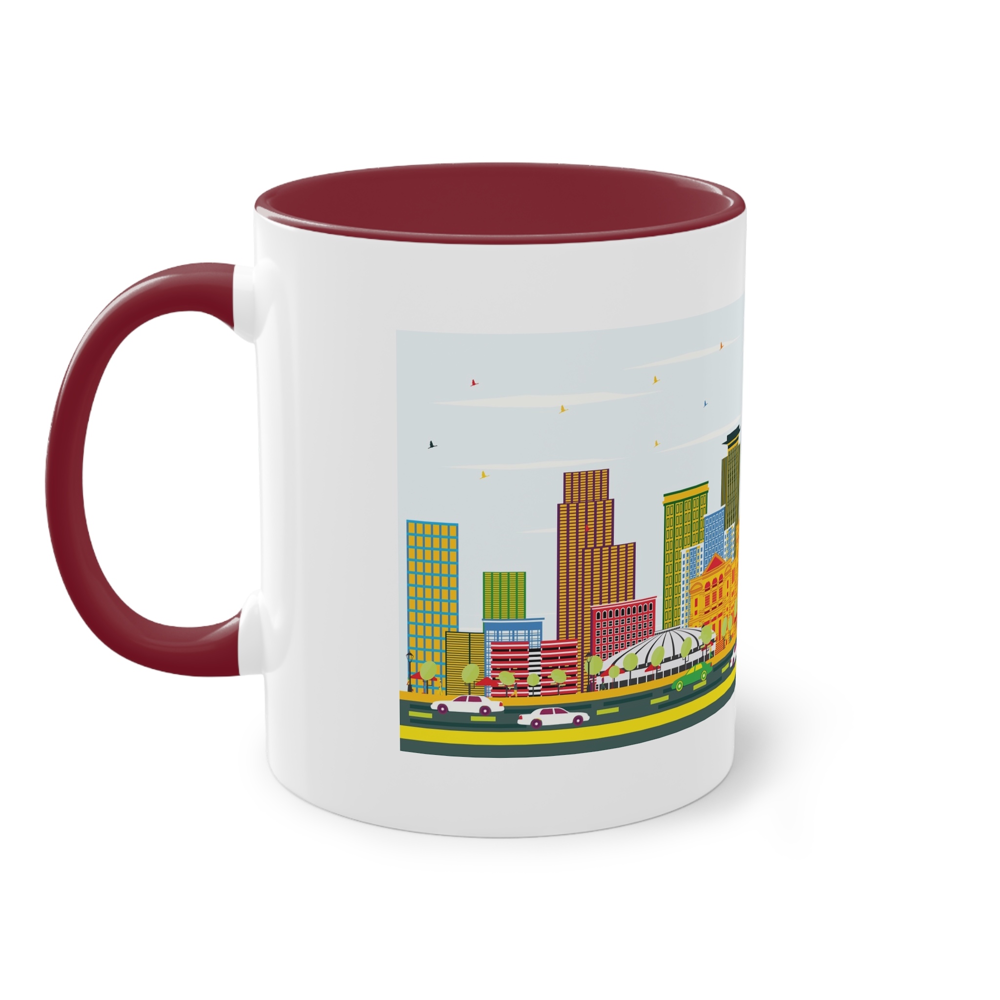 Fort Worth Color Two Tone Coffee Mug 11oz - Image 7