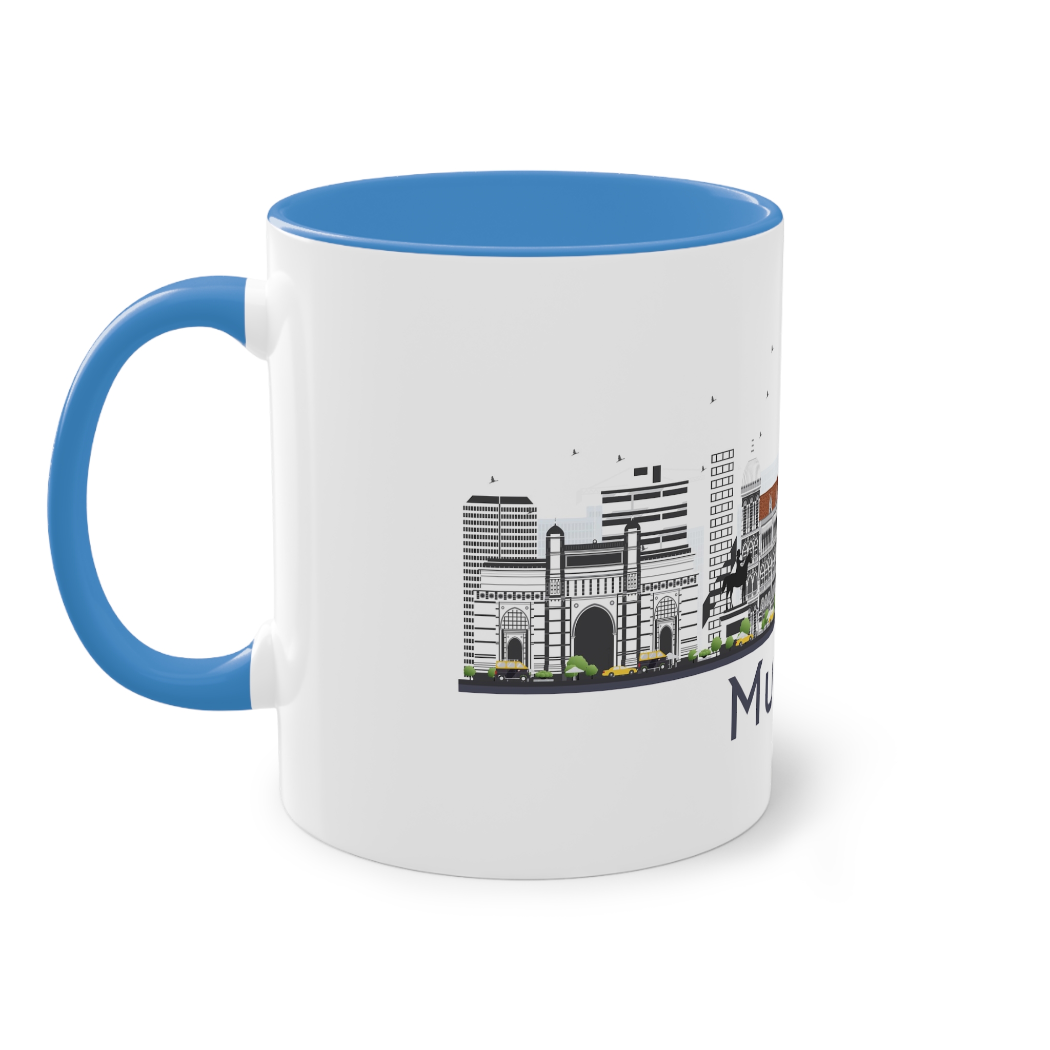 Mumbai Isolated Two Tone Coffee Mug 11oz - Image 35
