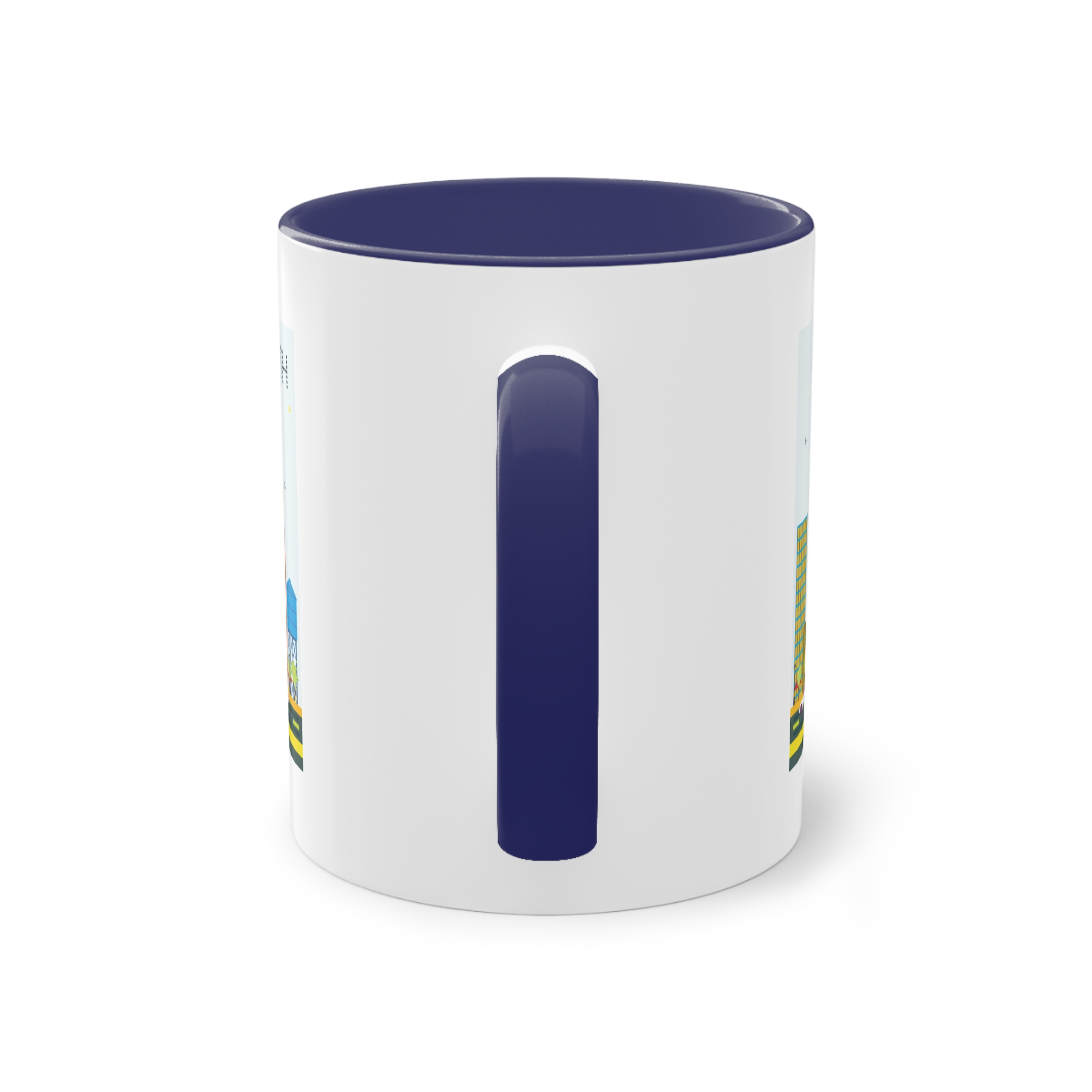 Fort Worth Color Two Tone Coffee Mug 11oz - Image 42