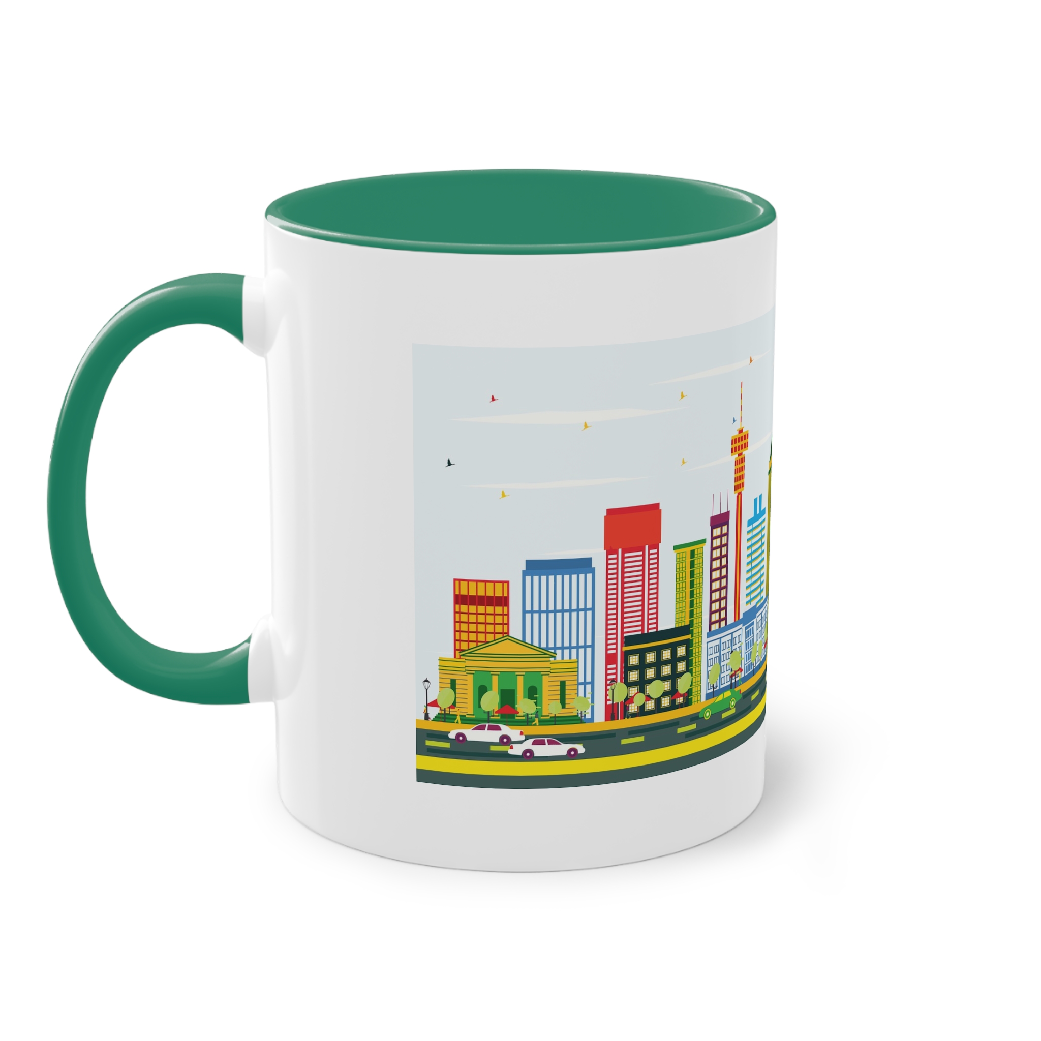 Johannesburg Color Two Tone Coffee Mug 11oz - Image 31