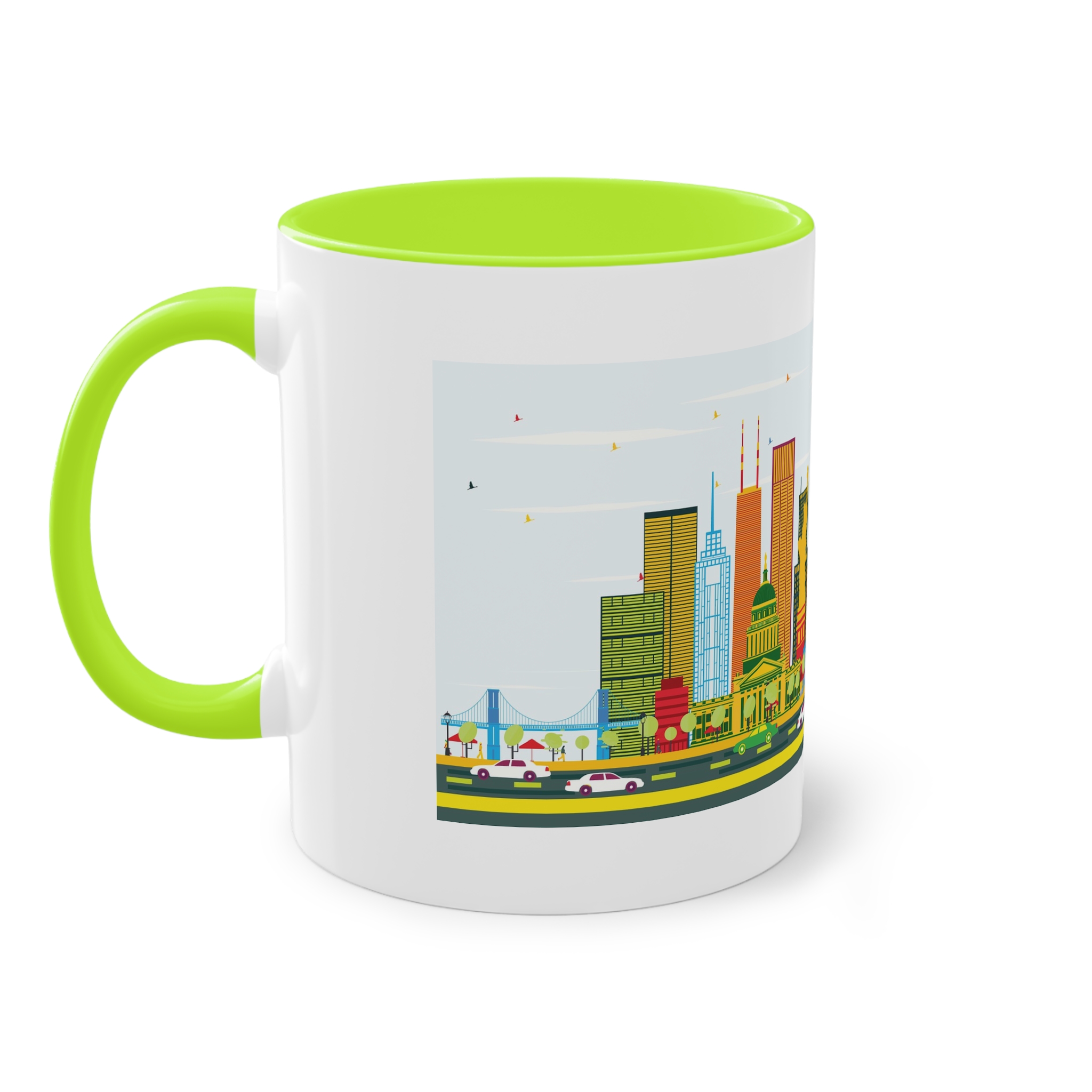 Usa Color Two Tone Coffee Mug 11oz - Image 27