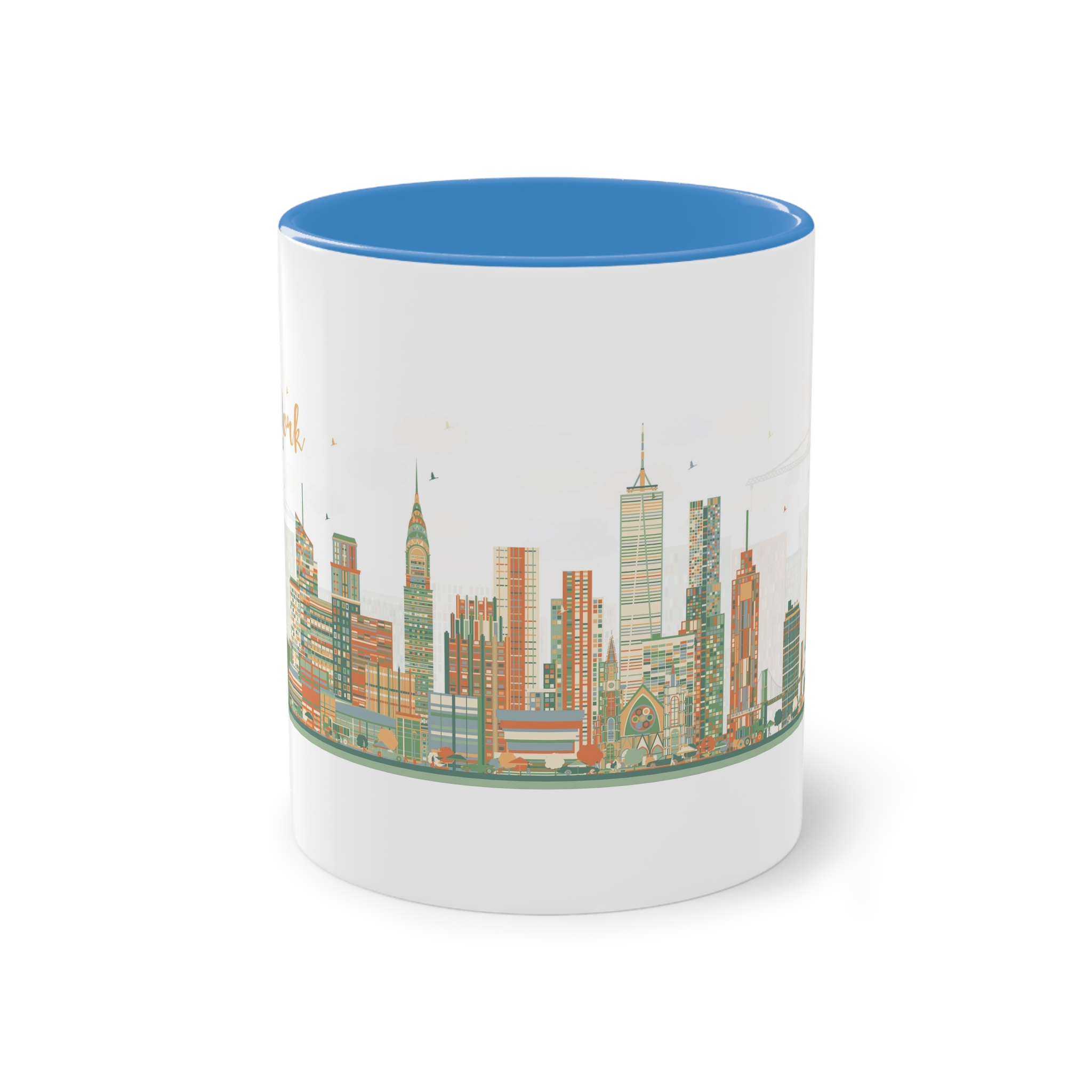 New York New Ver 1 Two Tone Coffee Mug 11oz - Image 33