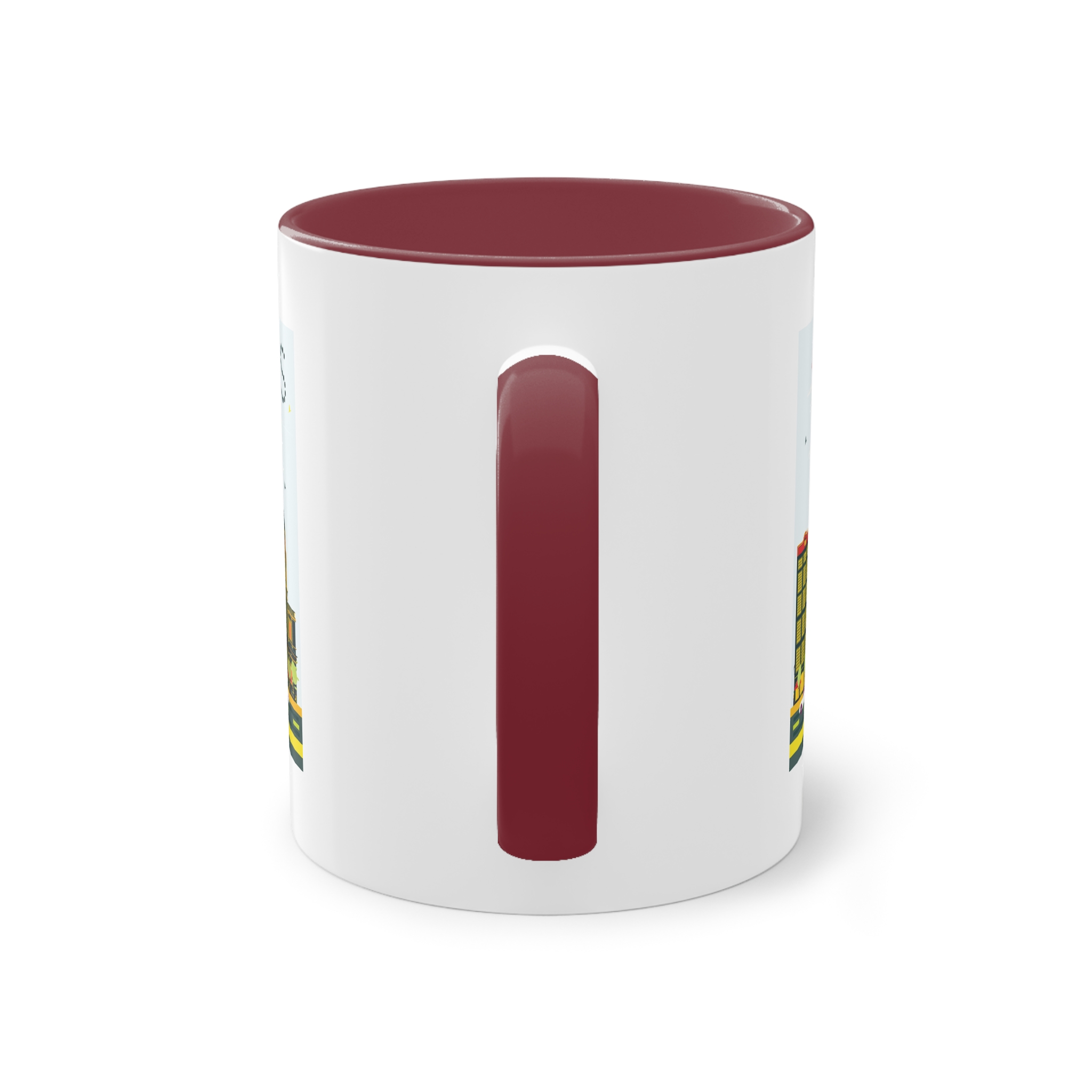 Paris Color Two Tone Coffee Mug 11oz - Image 6