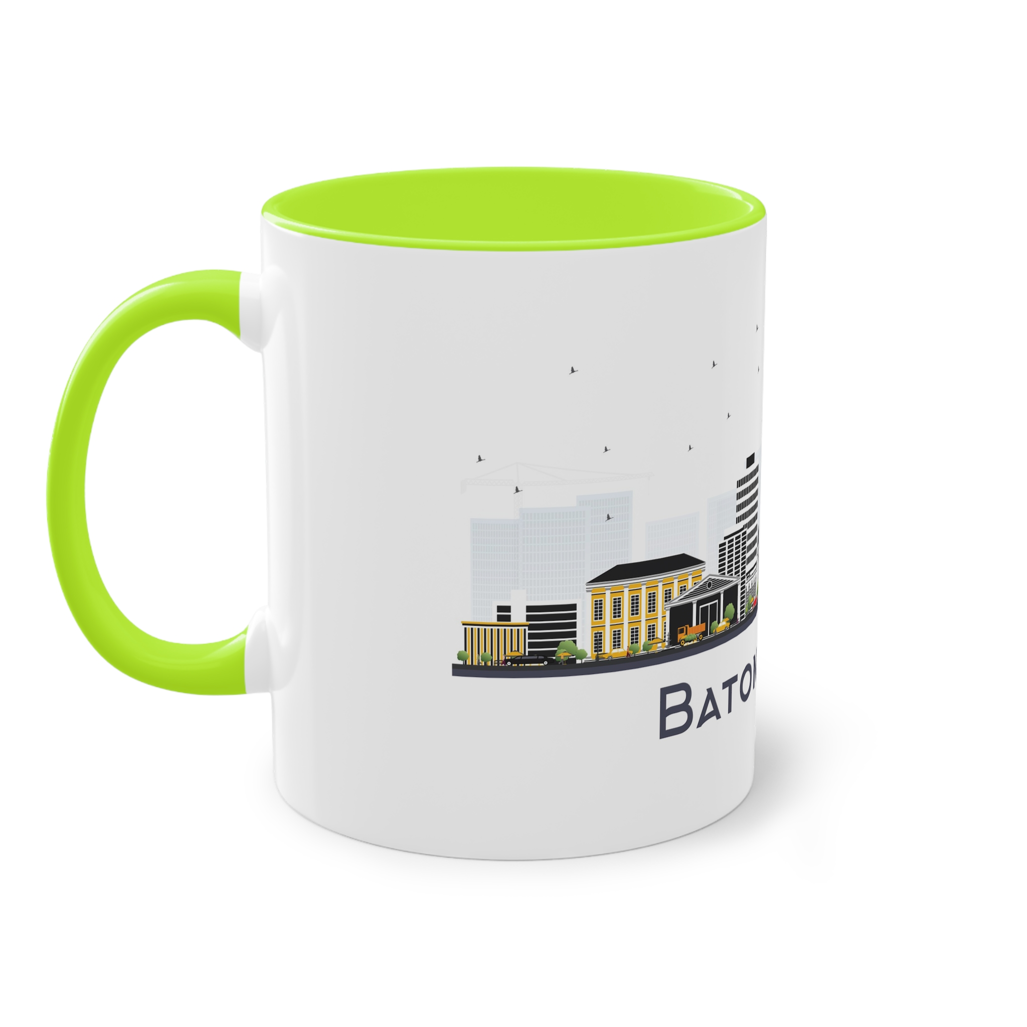Baton Rouge Isolated Two Tone Coffee Mug 11oz - Image 27